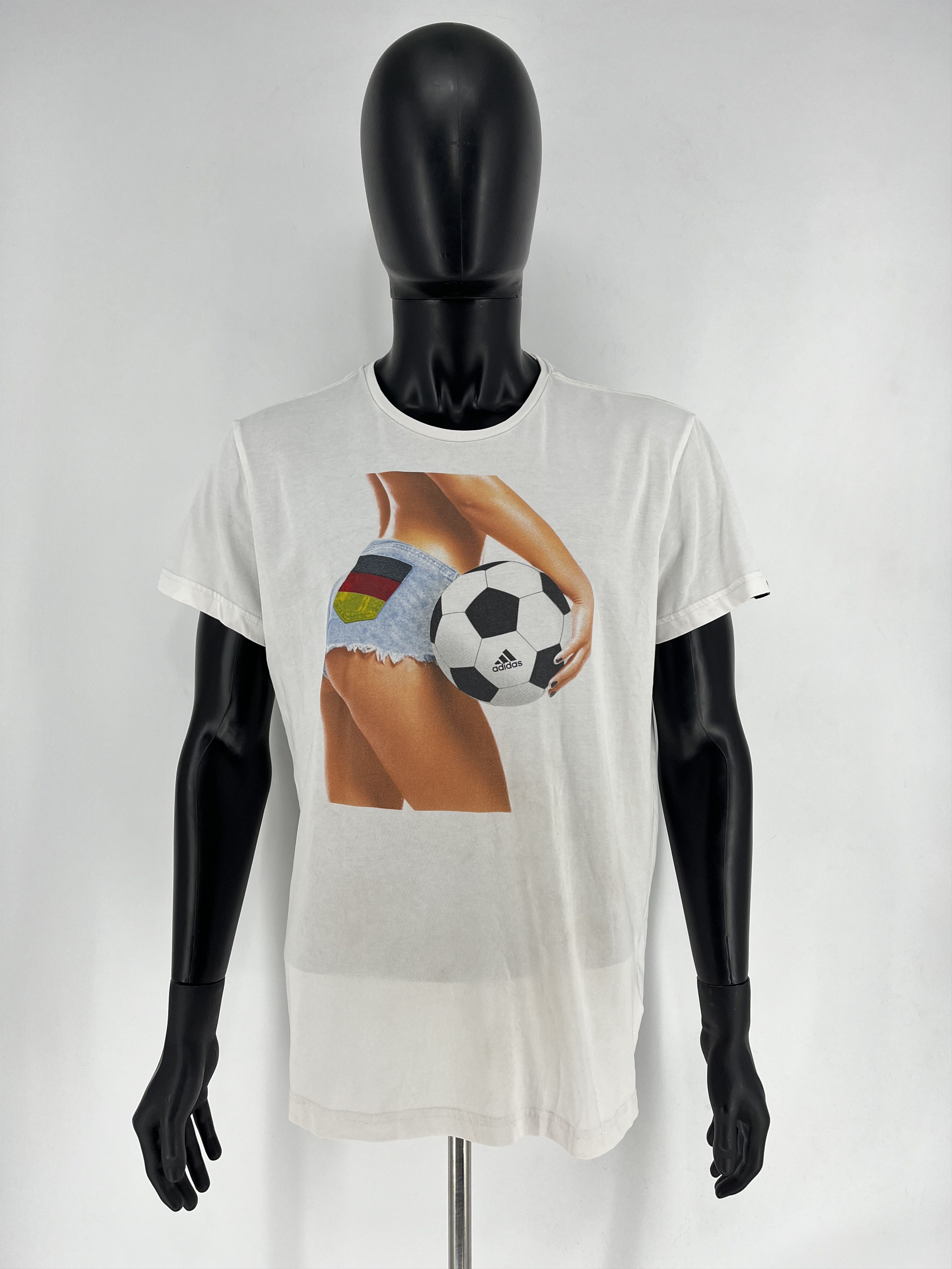 Adidas Adidas EURO 16 Tee Summer Fan white Size L Sexy Girl Size US L / EU 52-54 / 3 - 2 Thumbnail