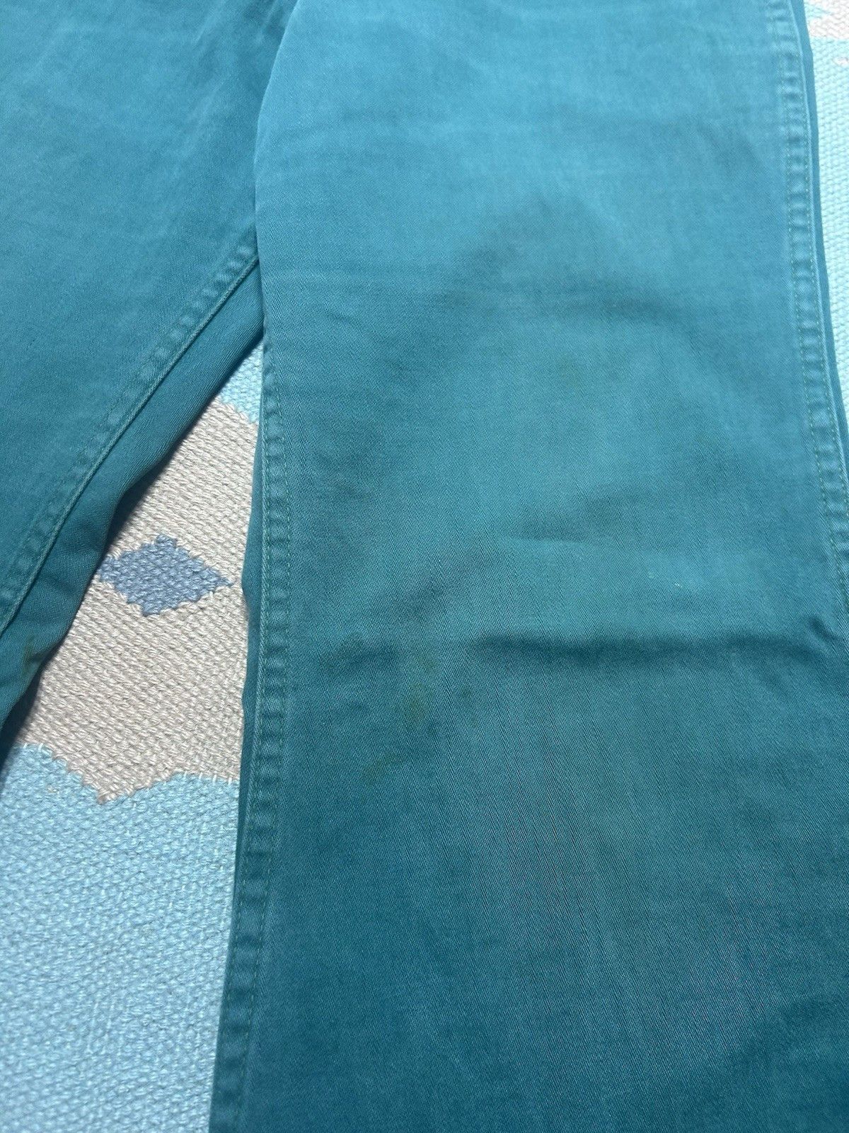 Vintage Vintage 70s bell bottom jeans elephant flare wide leg 32x26 Size 32" / US 10 / IT 46 - 5 Thumbnail