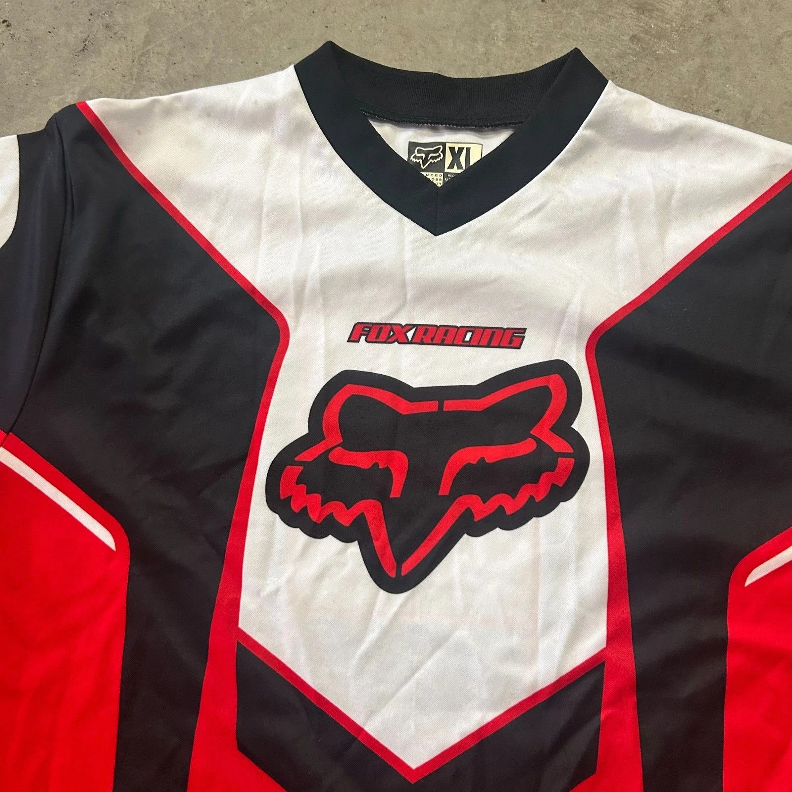 Fox Racing Fox Racing Motocross Jersey Men’s XL Red Black MX Dirt Bike Size US XL / EU 56 / 4 - 2 Thumbnail