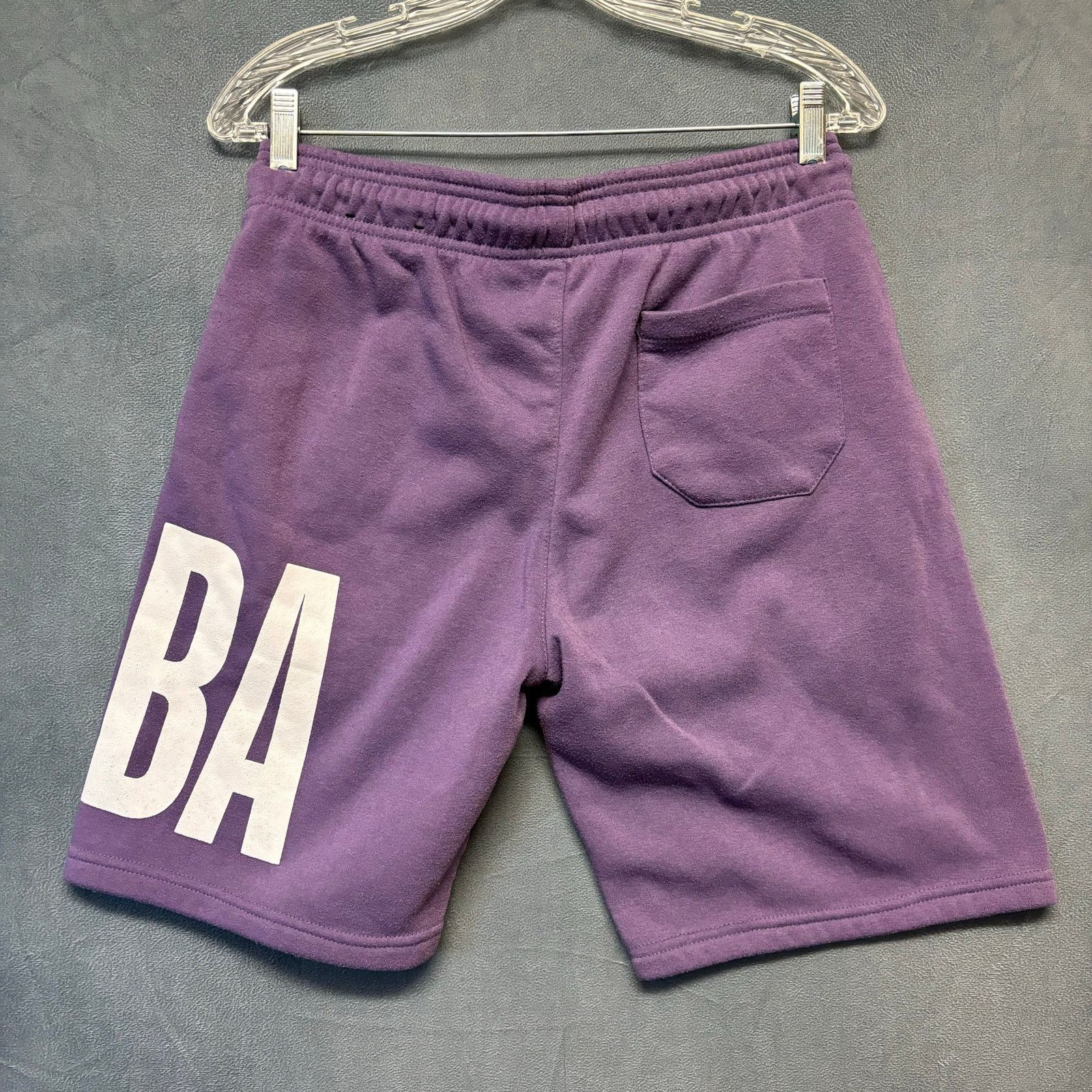 NBA NBA Sweat Shorts Mens Medium Big Graphic Print Logo Sports Size US 29 - 9 Thumbnail