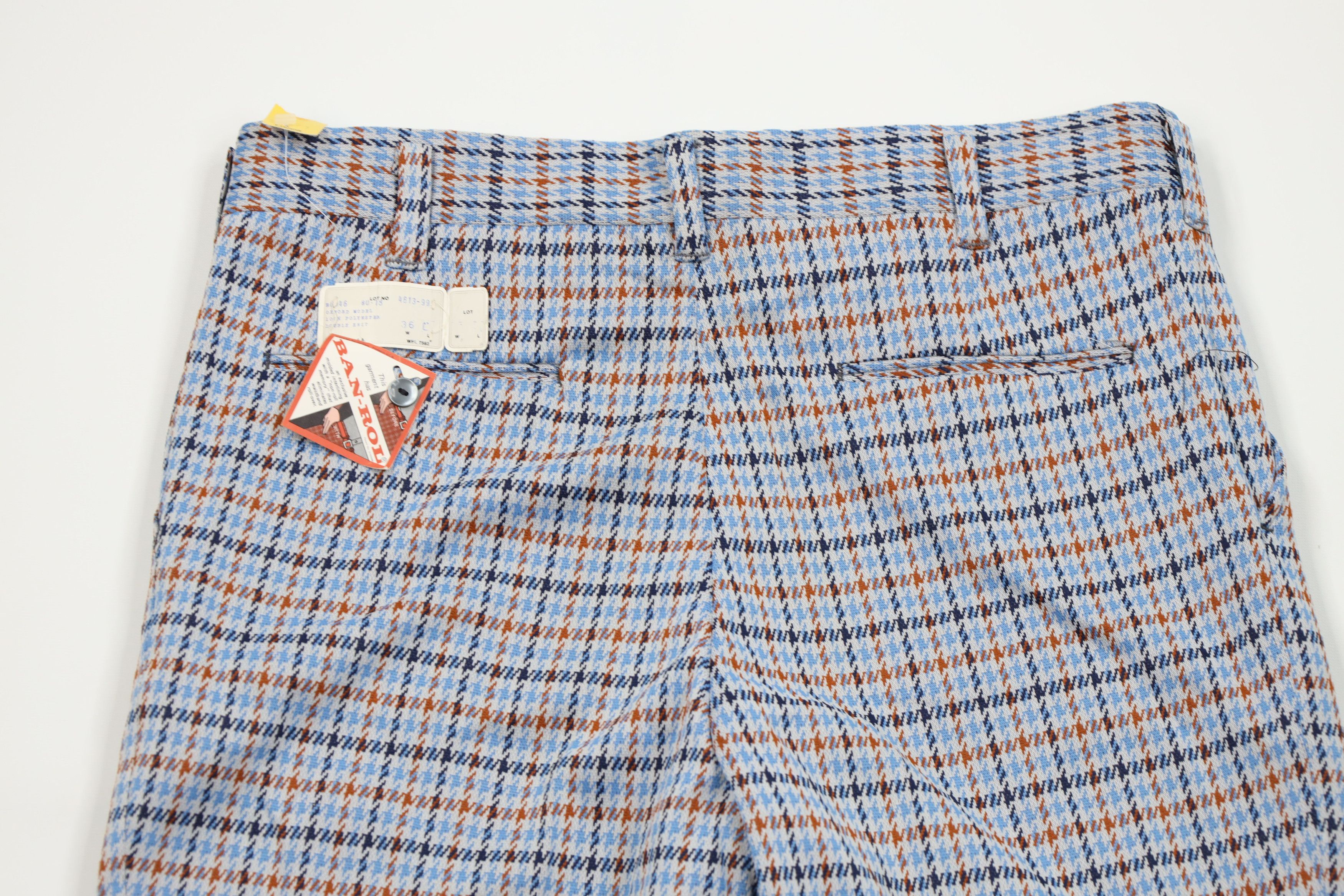 Vintage Deadstock Vintage 60s Streetwear Knit Bell Bottoms Pants USA Size US 36 / EU 52 - 10 Thumbnail