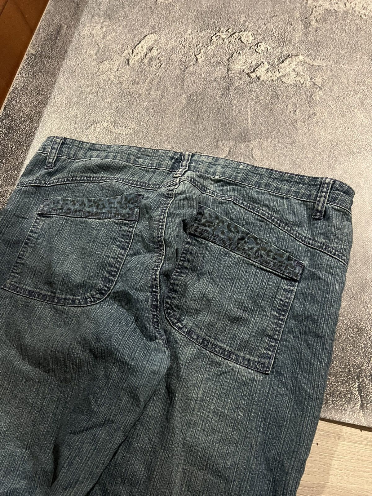 Vintage RARE Balenciaga Style Baggy Glamour Jeans / Archive Y2K Size US 36 / EU 52 - 3 Thumbnail