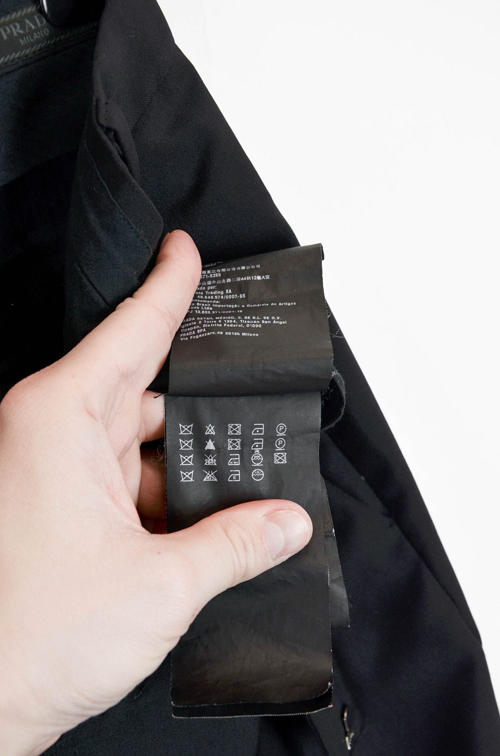 Prada Prada Milano Classic Black Wool Trousers - 54R Size 54R - 10 Thumbnail