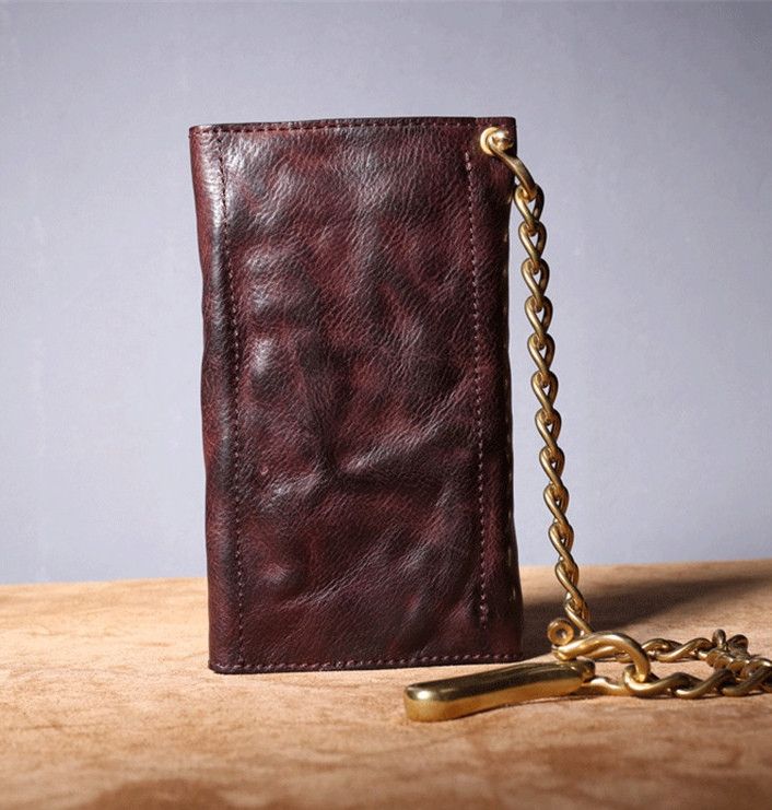 Japanese Brand × Leather Long Clutch Leather Wallet Size ONE SIZE - 1 Thumbnail