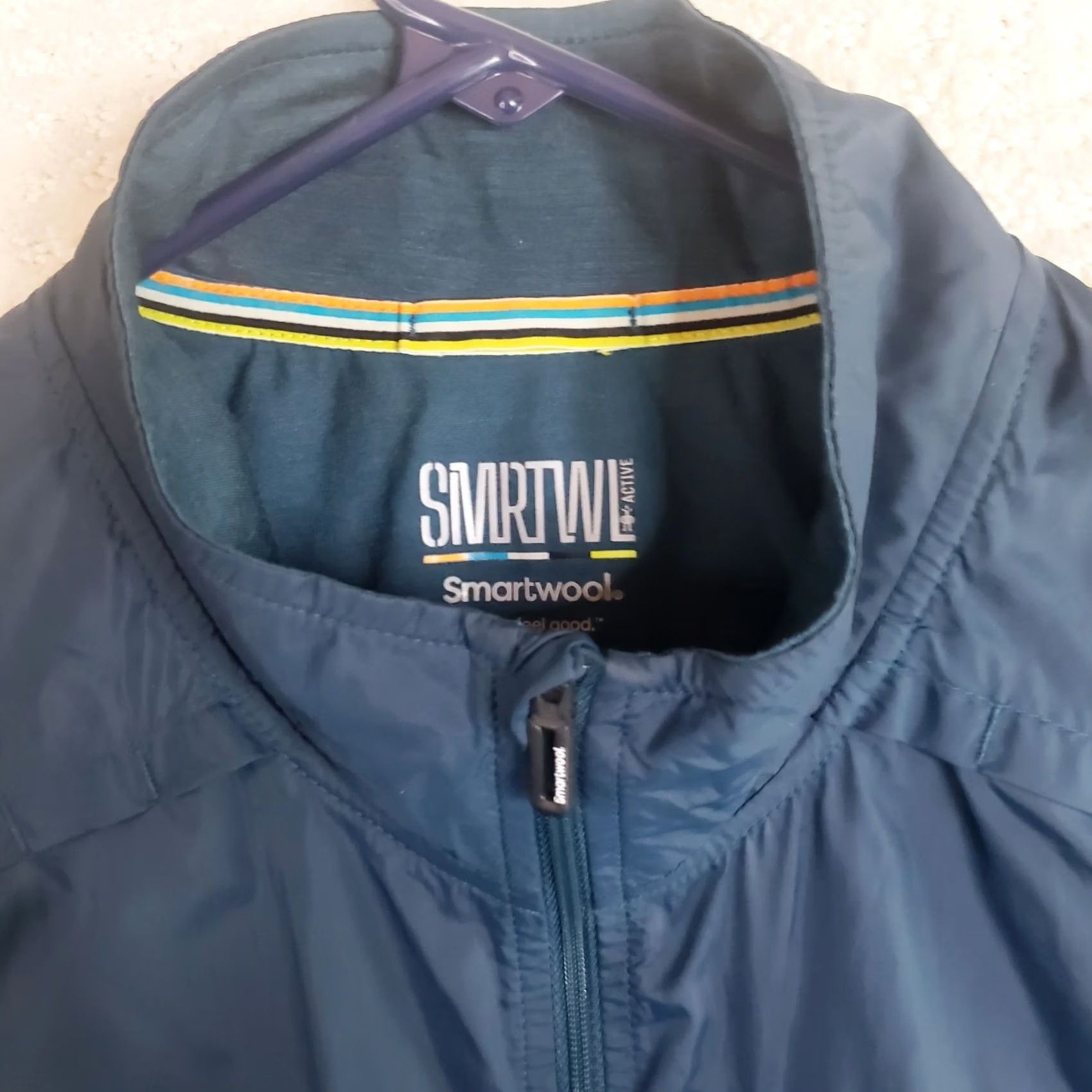 Smartwool Smartwool Vest Blue Full Zip M Regular Fit Men Size US M / EU 48-50 / 2 - 5 Thumbnail