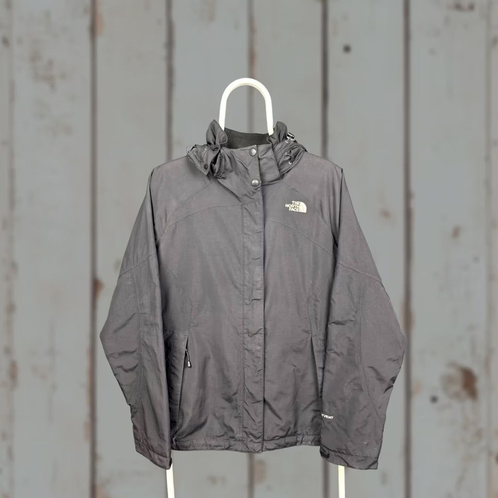 Lacoste The North Face Windbreaker Jacket Women's Regular Black Nylon Zip L Microfiber Pattern Solid 90s Vintage No Size L / US 10 / IT 46 - 1 Thumbnail