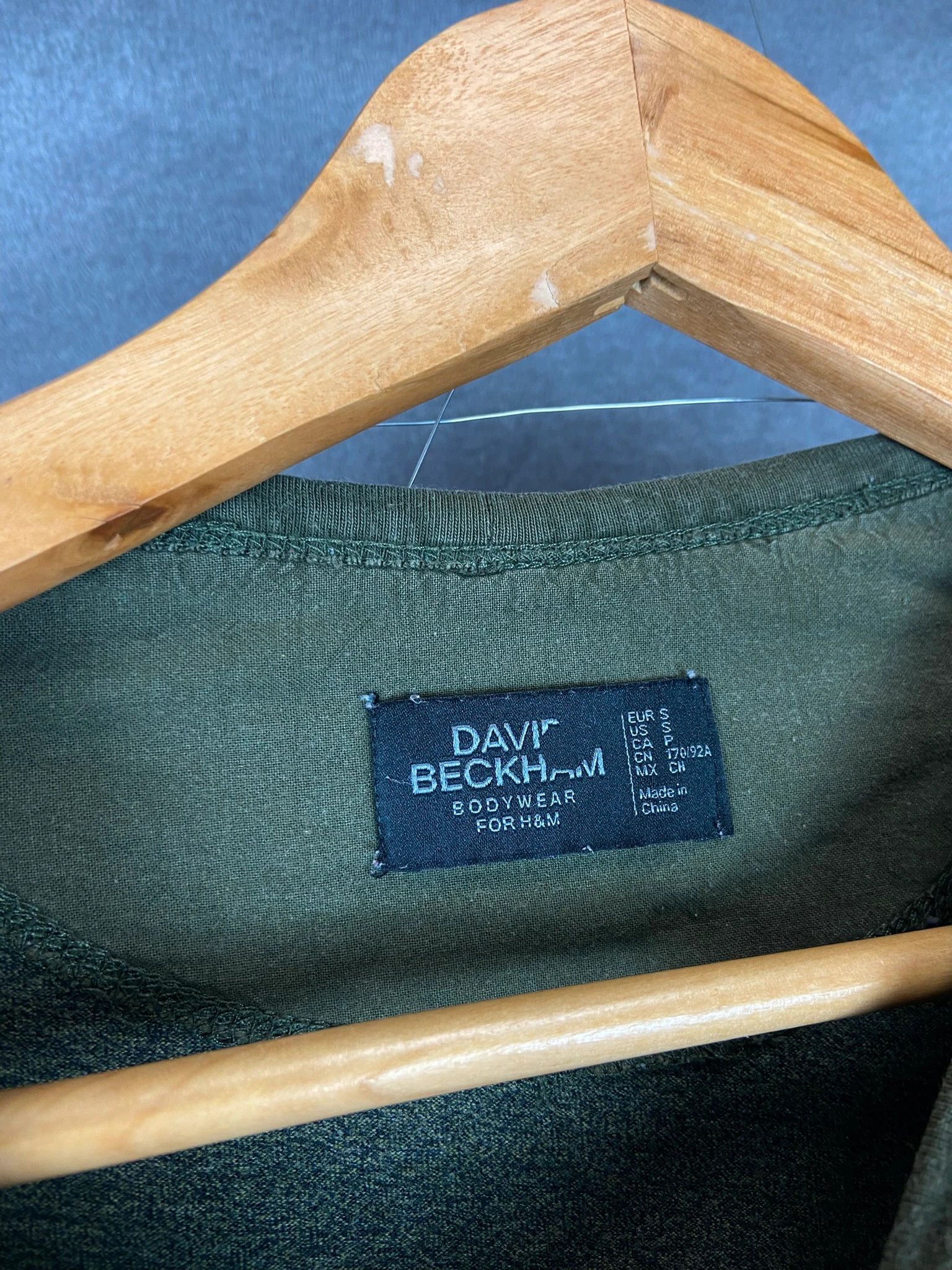 David Beckham David Beckham Green | Distressed B Print | Vintage Style Size US S / EU 44-46 / 1 - 4 Thumbnail