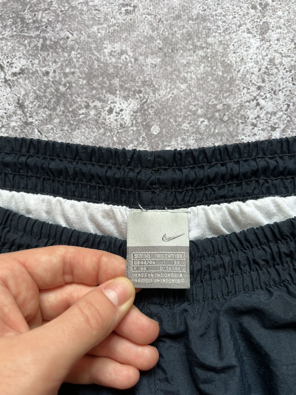 Nike × Vintage Vintage Nike Track Pants Navy Blue Y2K Size US 36 / EU 52 - 8 Thumbnail