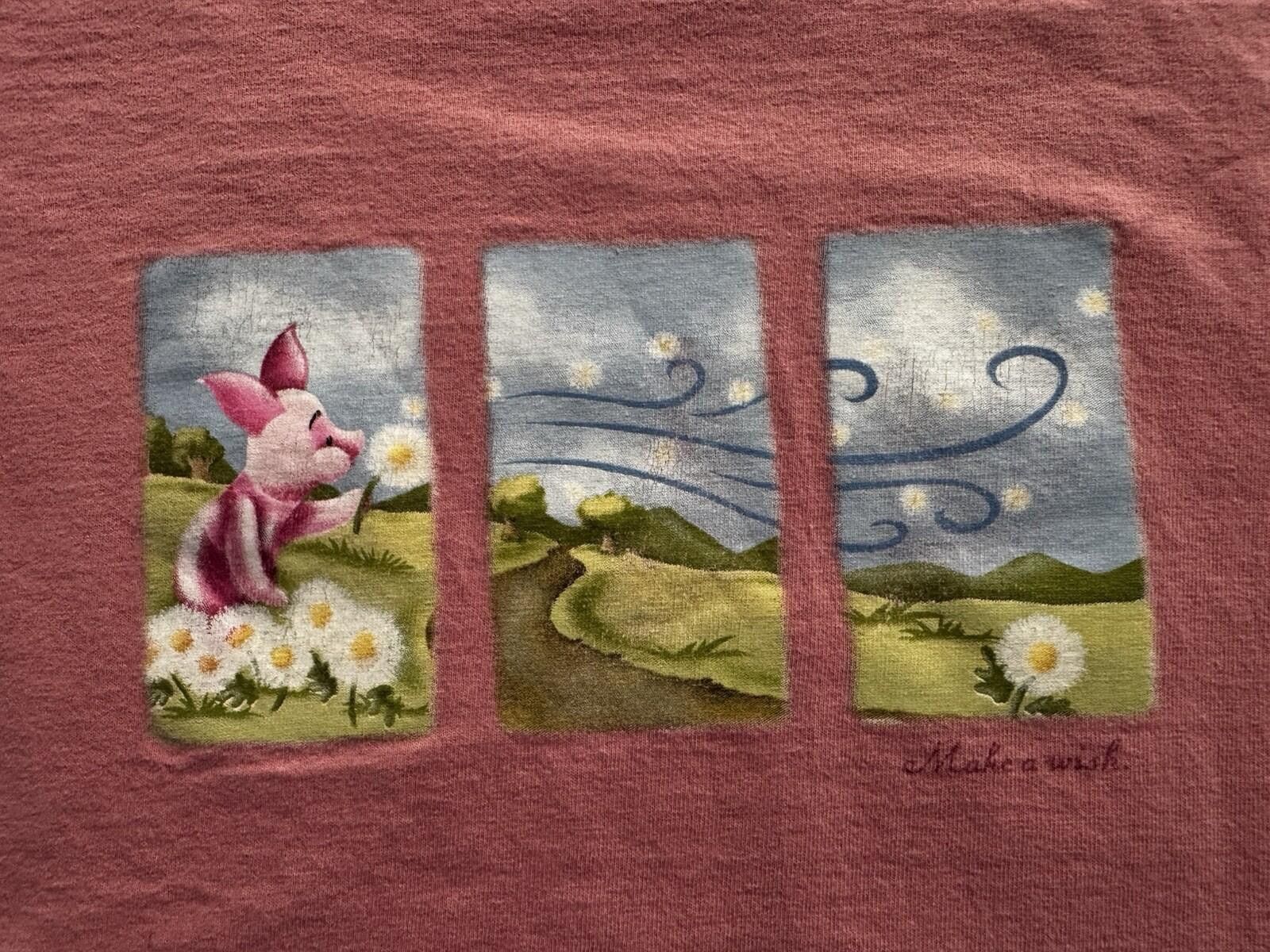 Disney Vintage 90s Disney Store Piglet Winnie the Pooh T-Shirt L Size ONE SIZE - 3 Thumbnail