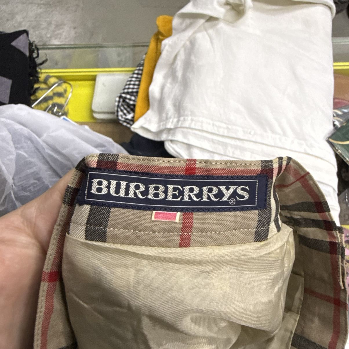 Burberry Vintage 90's Burberrys Nova Check Skirt Size 22" - 5 Thumbnail