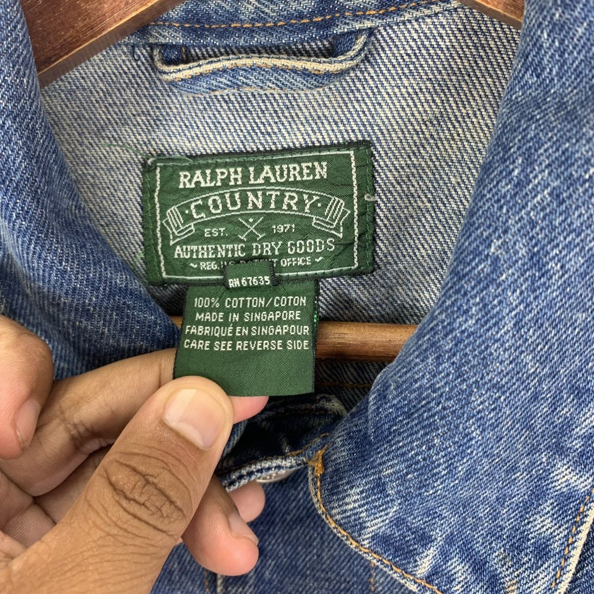 Polo Ralph Lauren VINTAGE POLO COUNTRY RALPH LAUREN DENIM TRUCKER JACKET Size US M / EU 48-50 / 2 - 12 Thumbnail
