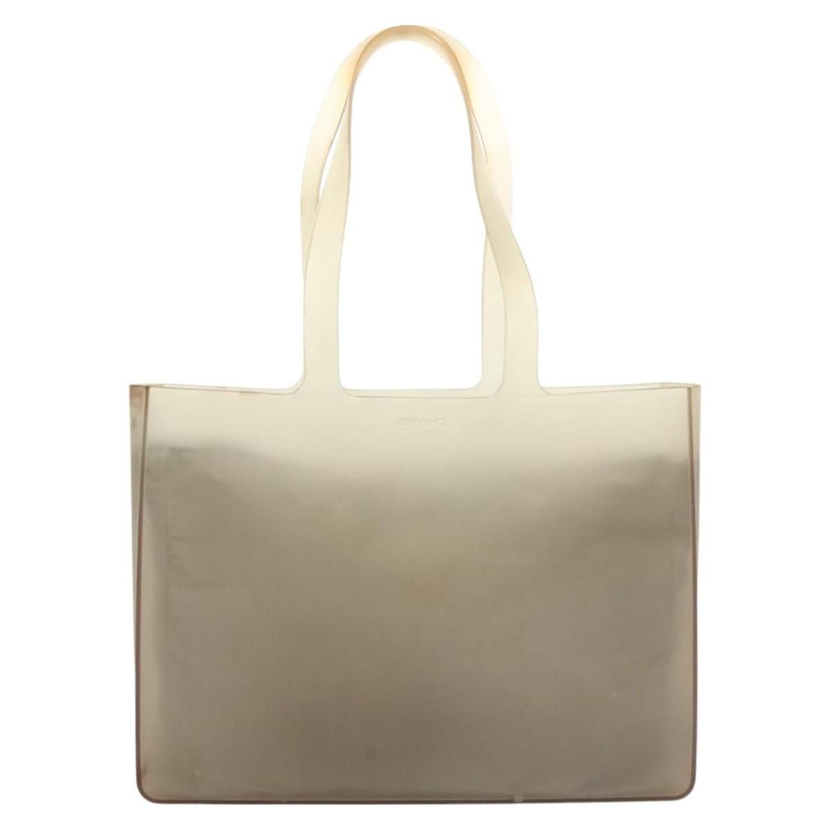 Chanel Chanel Tote Bag Rubber Gray CC Size ONE SIZE - 2 Thumbnail