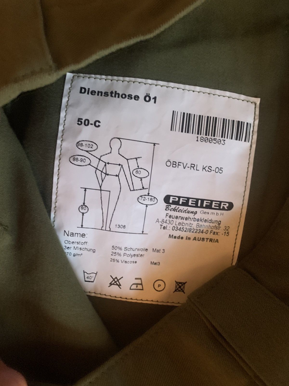 Vintage Vintage Austrian Military Cargo Trousers Size US 30 / EU 46 - 3 Thumbnail