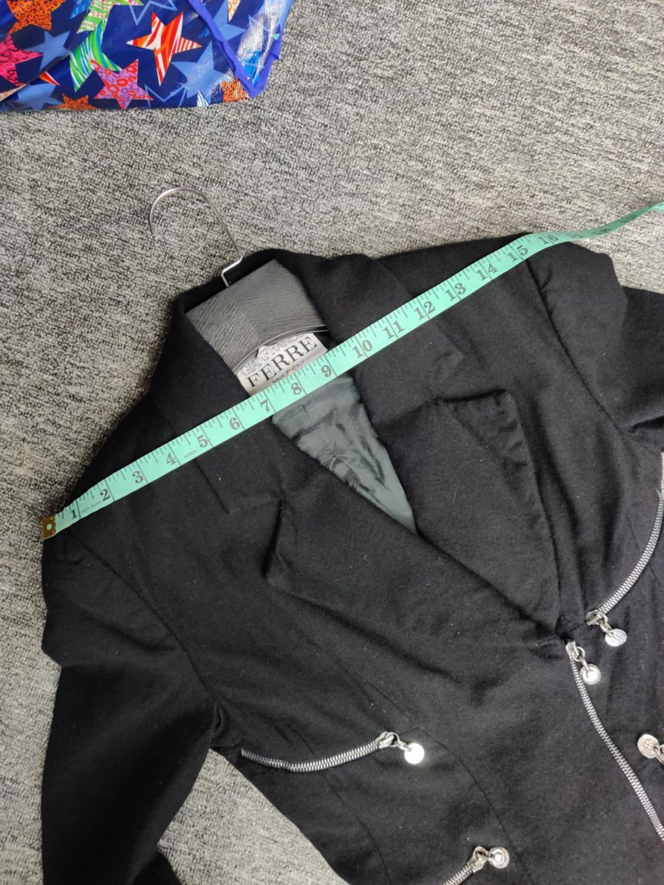 Gianfranco Ferre 90s Gianfranco Ferre Decorative Wool Blazer Style Jacket Size US S / EU 44-46 / 1 - 18 Thumbnail