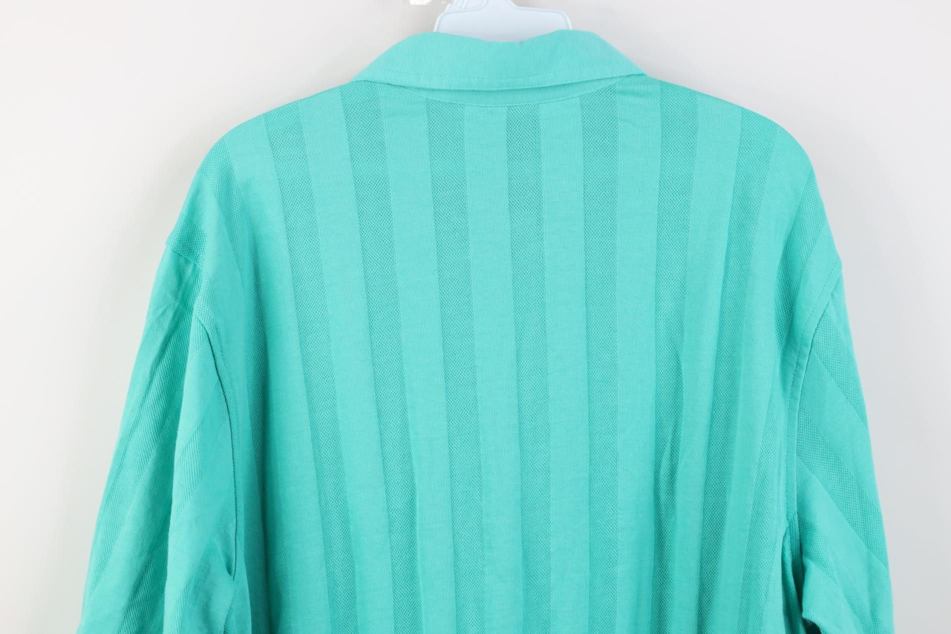 Vintage Vintage 90s Streetwear Striped Collared Pullover Polo Shirt Size US L / EU 52-54 / 3 - 10 Thumbnail