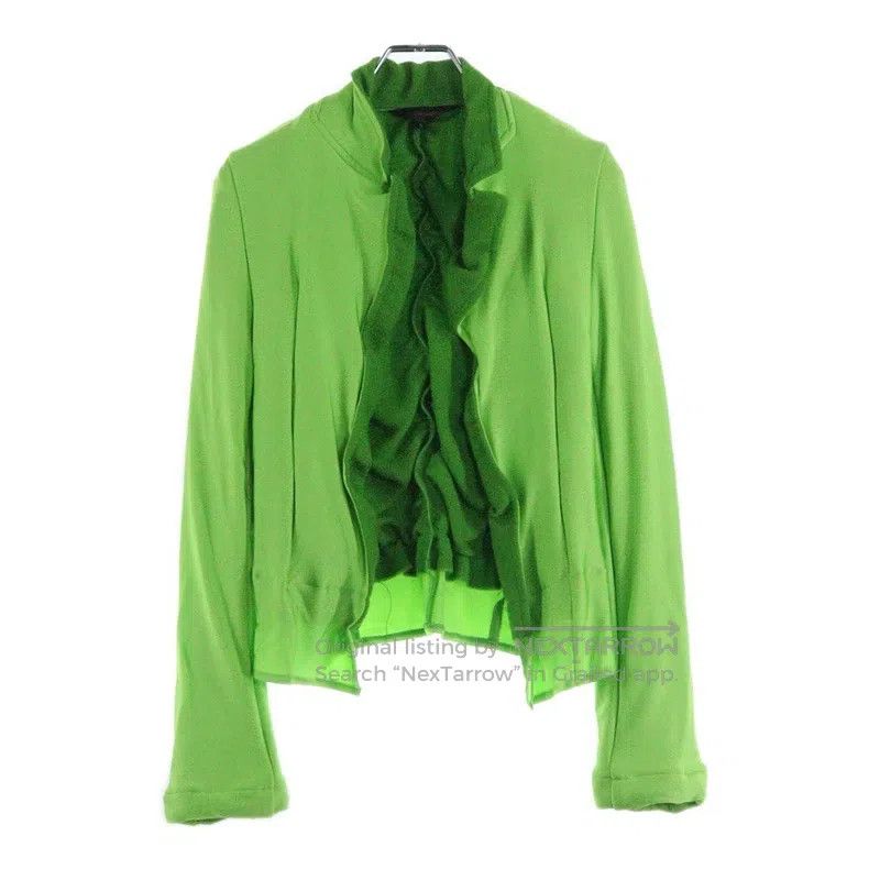 Comme des Garcons Comme Des Garcons Green Retro Design Top Size S / US 4 / IT 40 - 1 Thumbnail