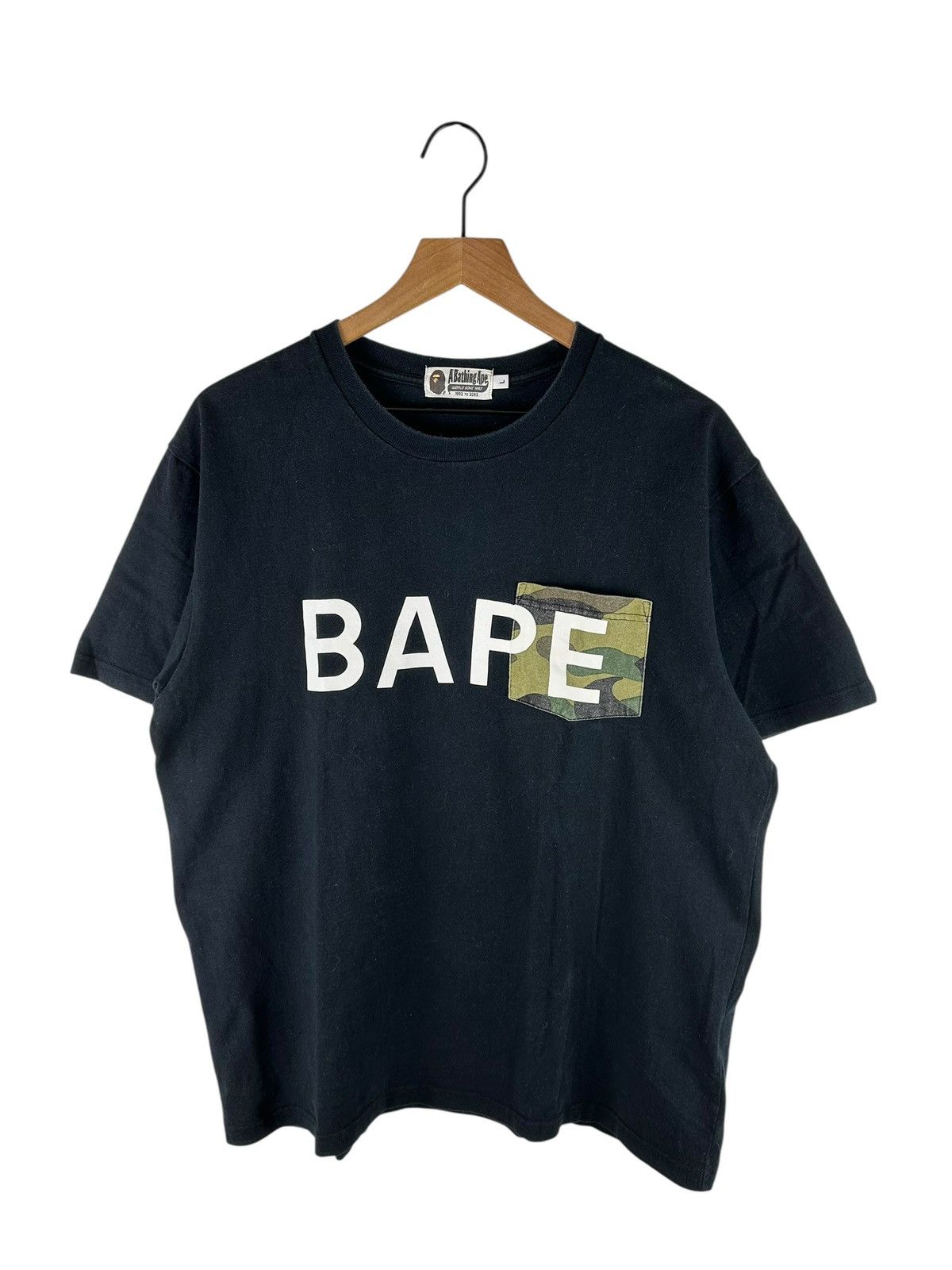 Bape Bape Logo 1st Camo Pocket T-shirt Size US L / EU 52-54 / 3 - 1 Thumbnail