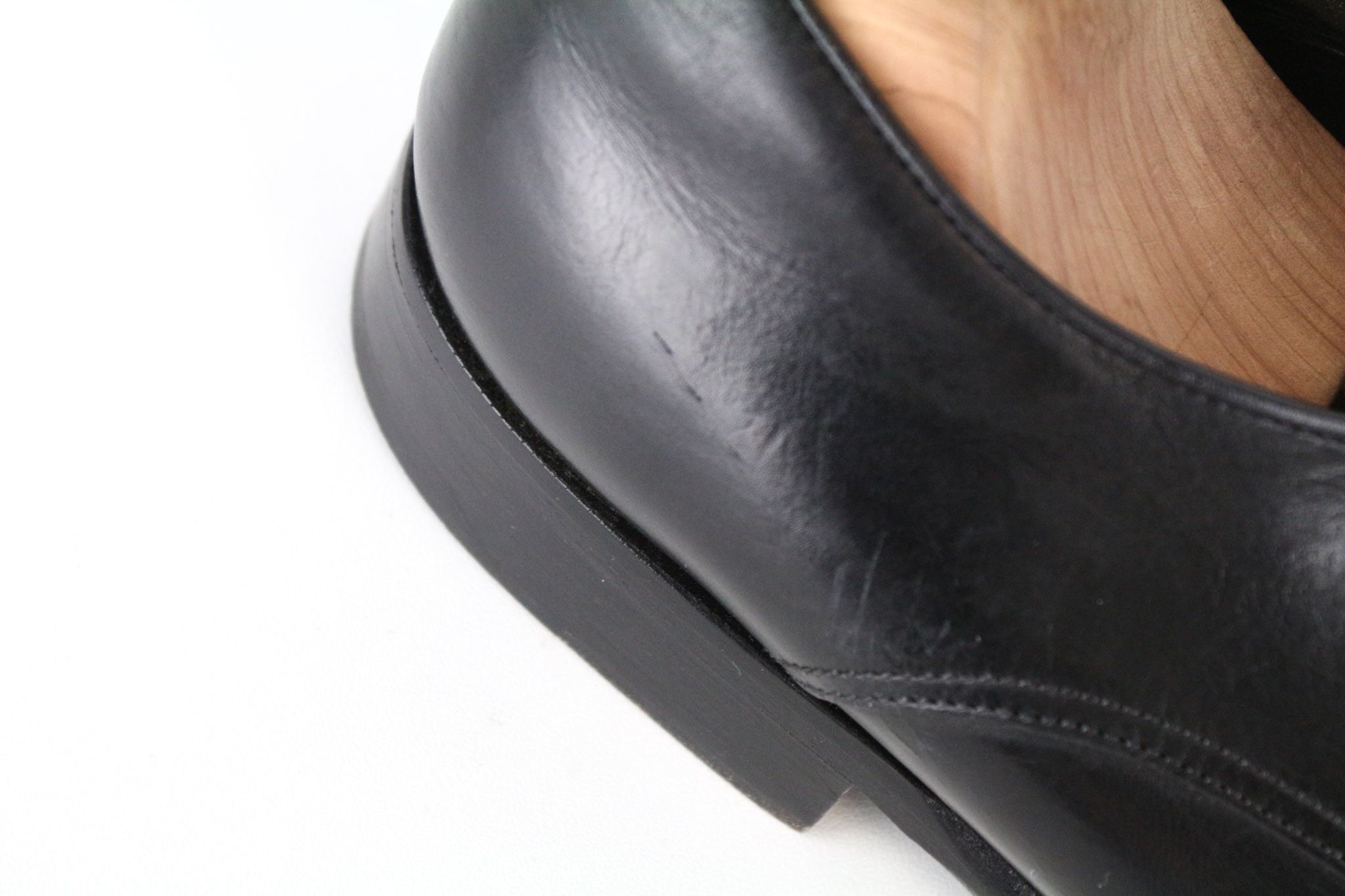 Suitsupply EU42.5 Black Leather Laced Low-Top 72741 Size US 9.5 / EU 42-43 - 11 Thumbnail
