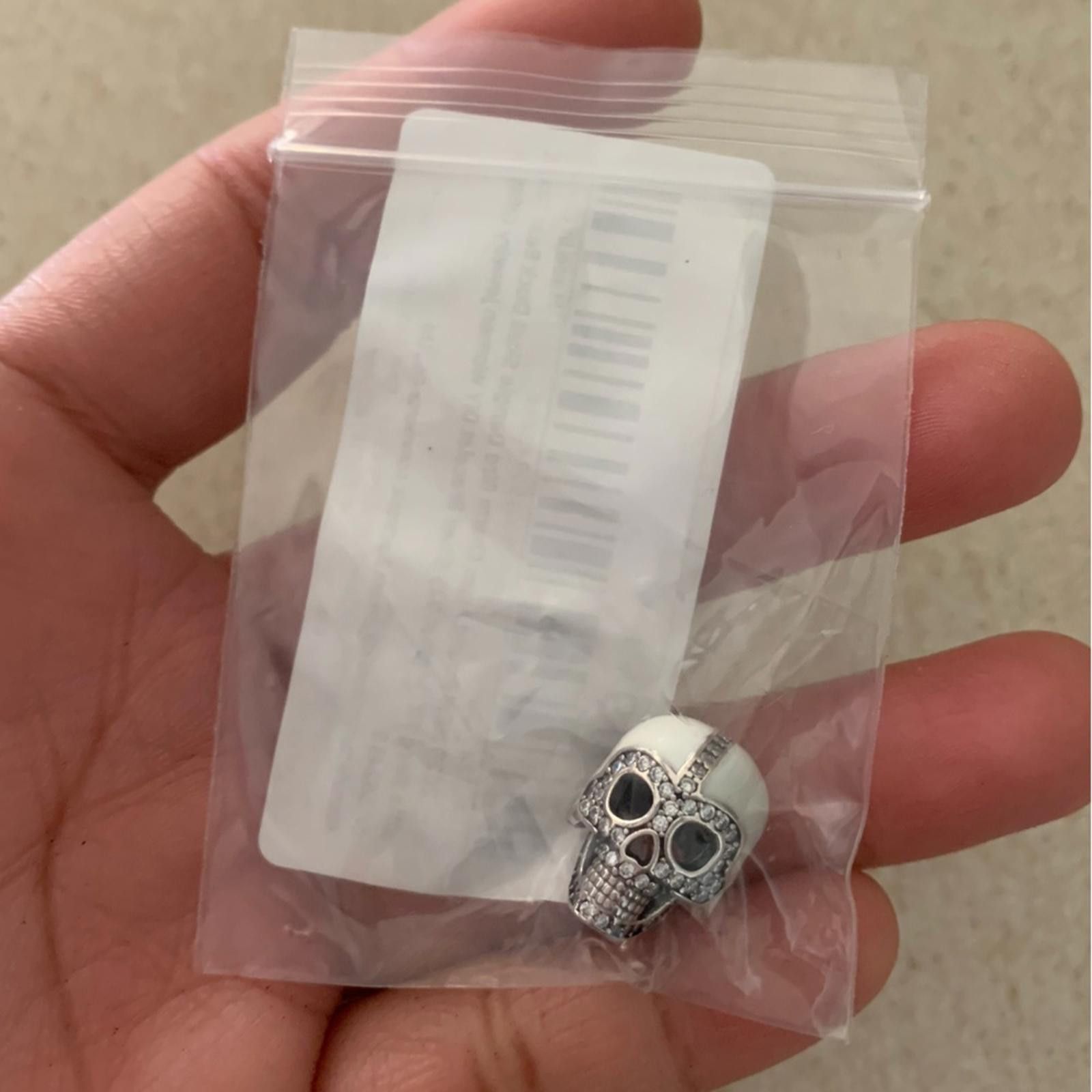 Other NWOT Diamond Skull Charm Sterling Silver 925 Size ONE SIZE - 2 Thumbnail
