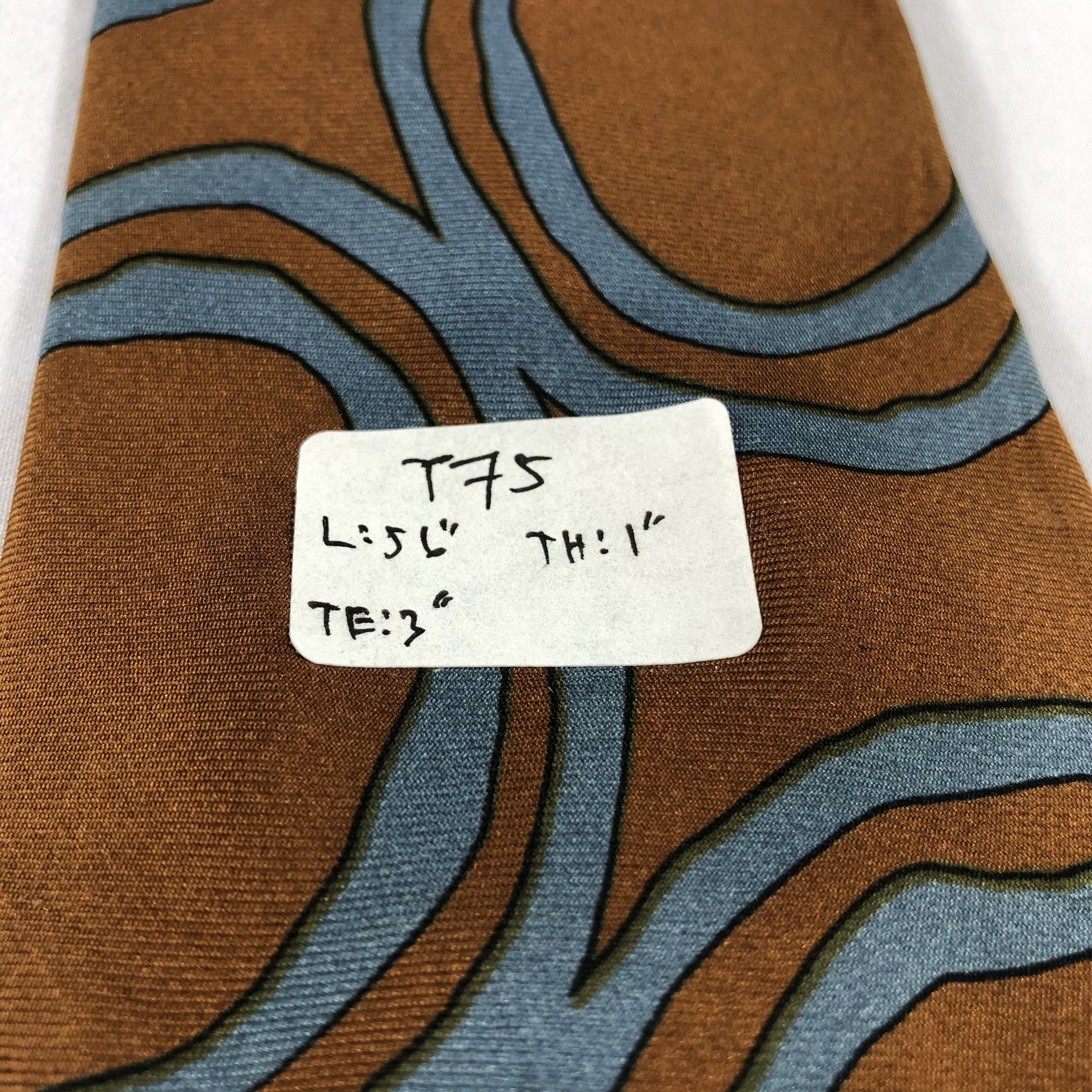Paul Smith Paul Smith Abstract Silk Neck Tie T75 Size ONE SIZE - 6 Thumbnail