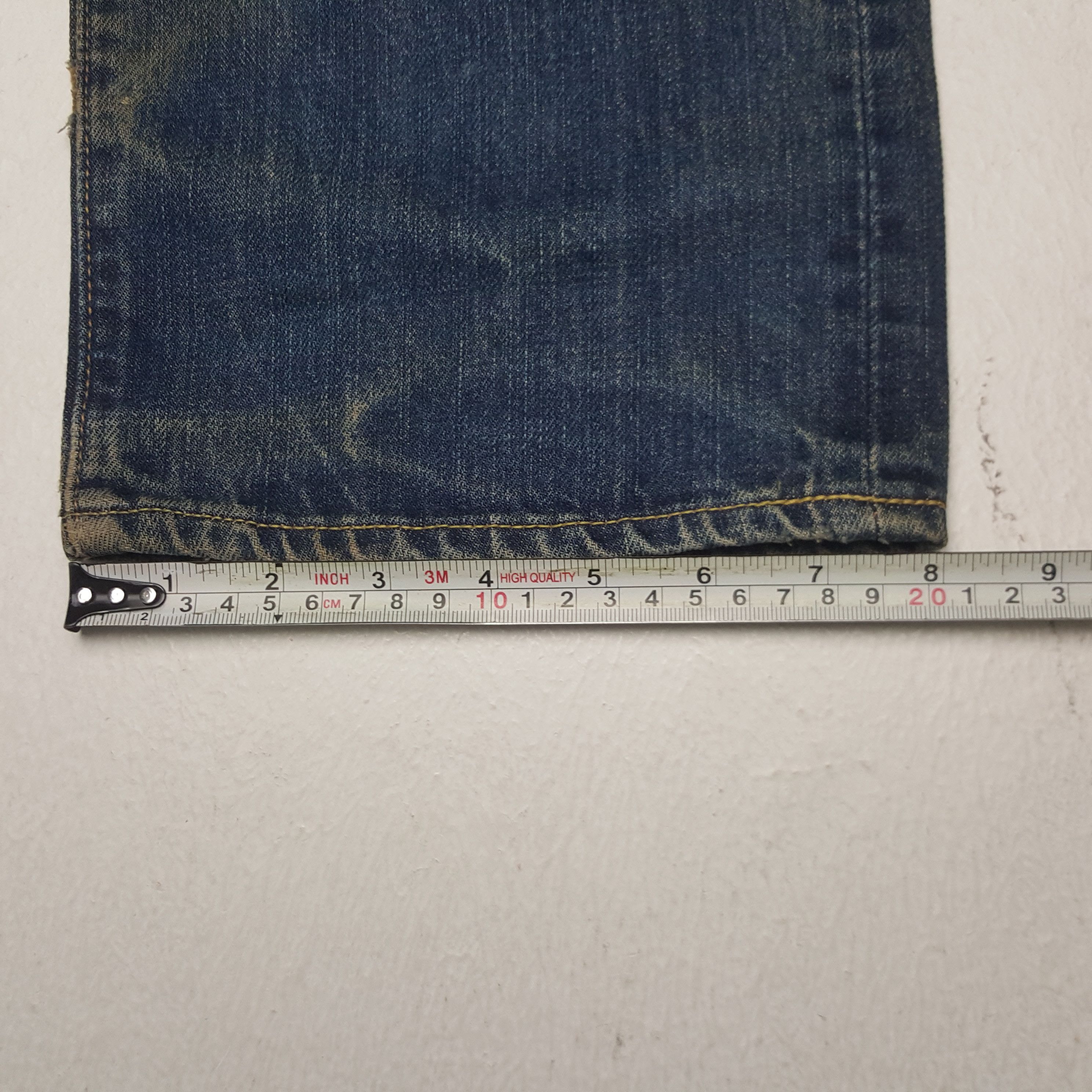 Levi's × Vintage Vintage Levi's 502 Selvedge American Distressed Denim Jeans Size US 28 / EU 44 - 13 Thumbnail
