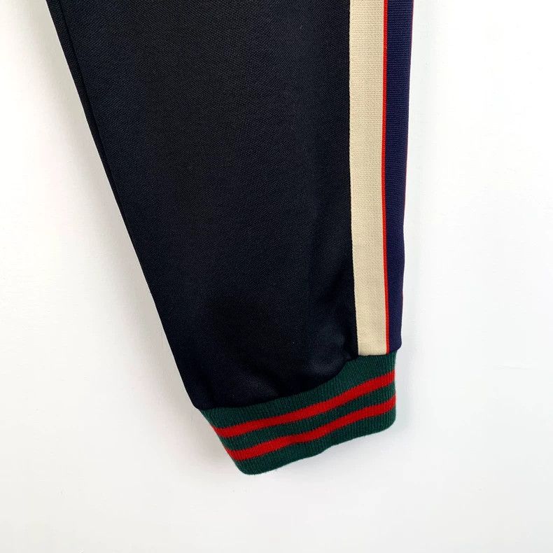 Gucci Gucci Size XS Black side logo striped print drawstring cas Size US 29 - 5 Thumbnail