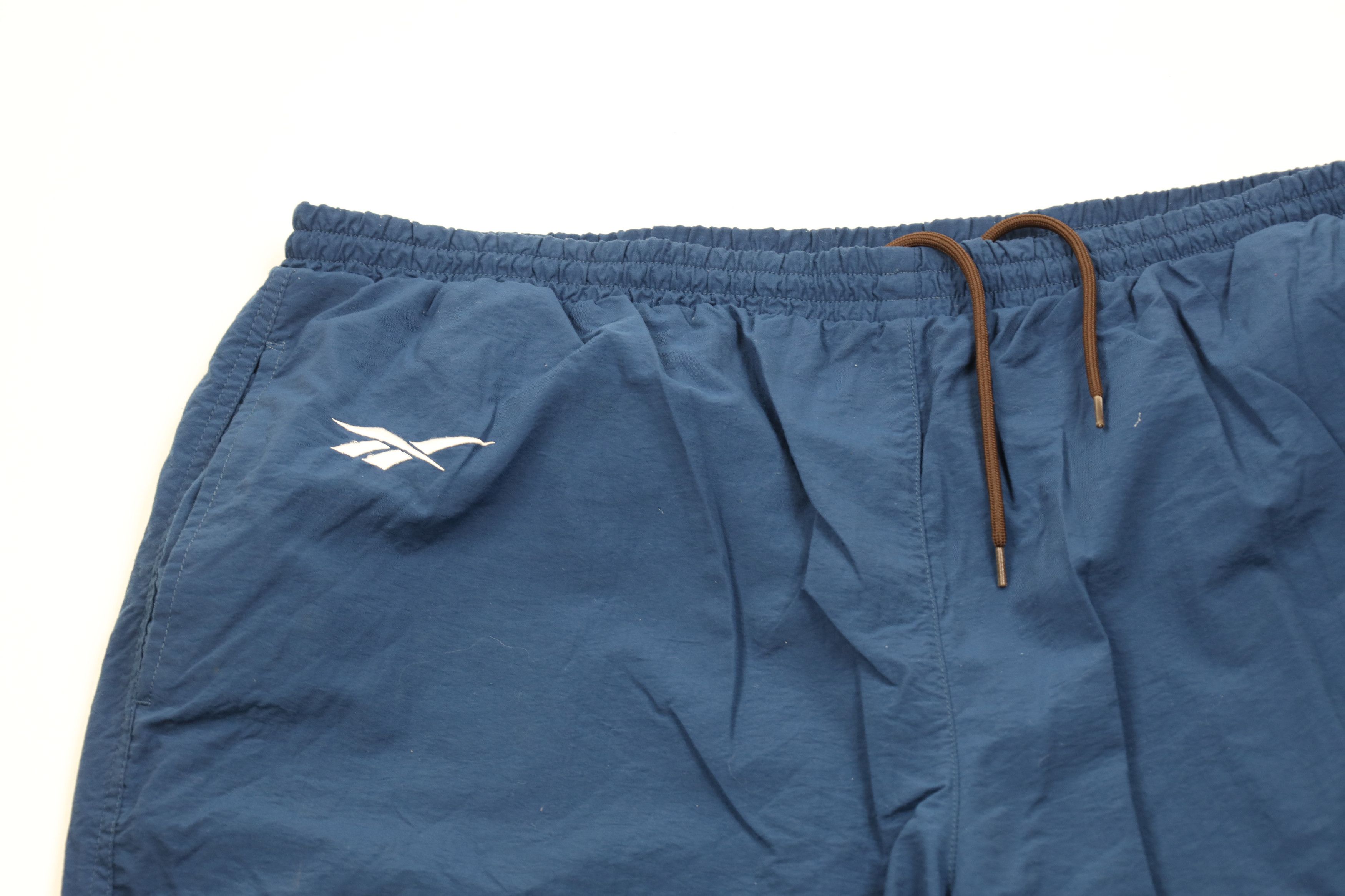 Reebok × Vintage Vintage 90s Reebok Classic Logo Lined Joggers Pants Blue Size US 38 / EU 54 - 5 Thumbnail