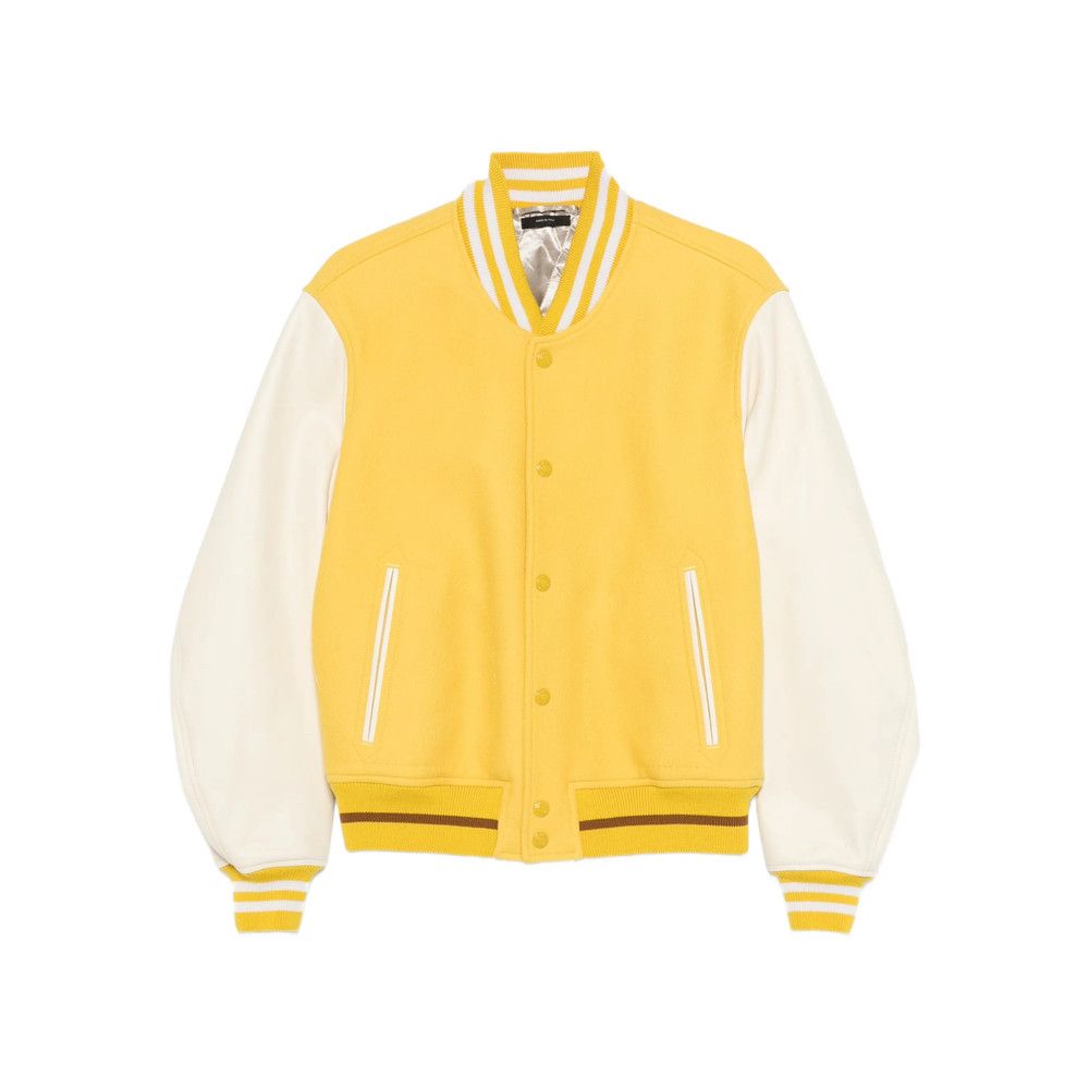 Tom Ford Tom Ford YELLOW Jackets - Bomber Jackets Size US L / EU 52-54 / 3 - 1 Thumbnail