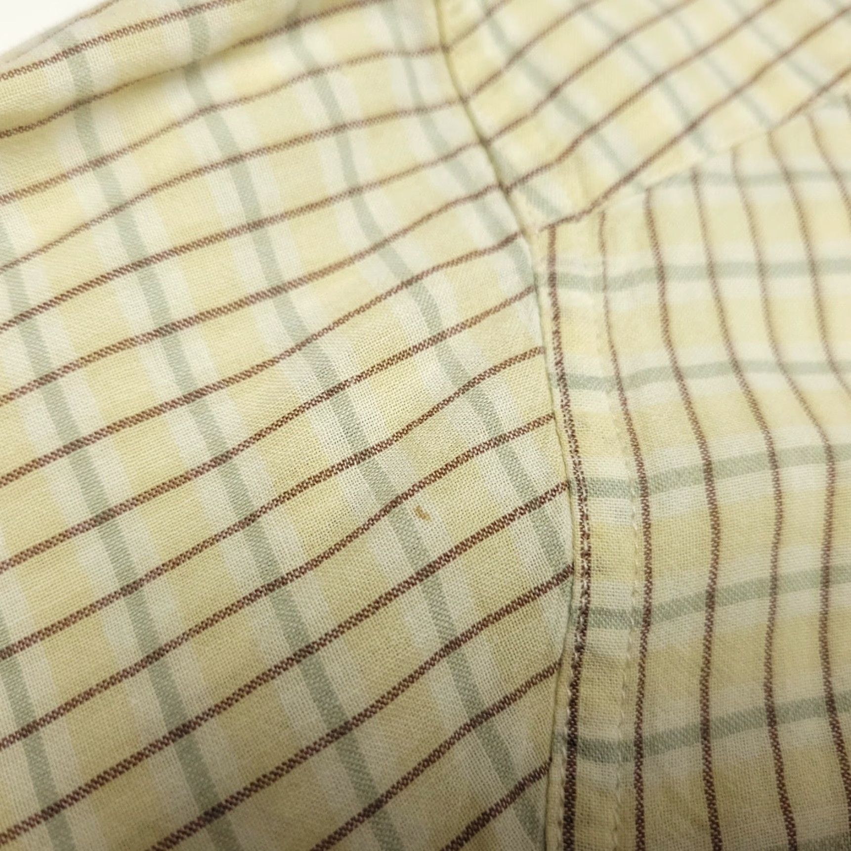 Eddie Bauer Eddie Bauer Button-Up Shirt Men’s Short Sleeve Yellow Check Casual Large Adult Regular Size Size US L / EU 52-54 / 3 - 5 Thumbnail