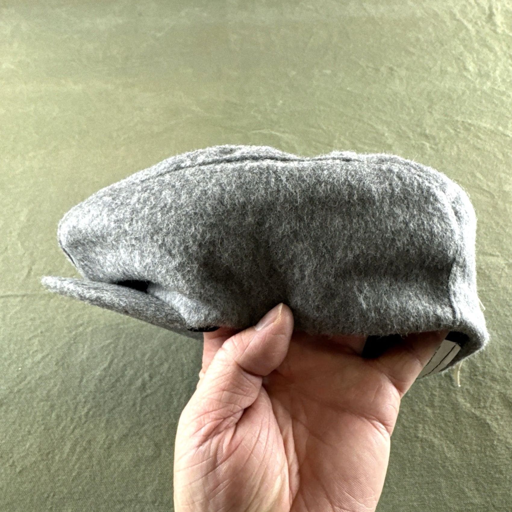 JCPenney VINTAGE USA Union Made Wool Blend Flat Cap Gray Ivy Driving Size M NWT Size ONE SIZE - 4 Thumbnail