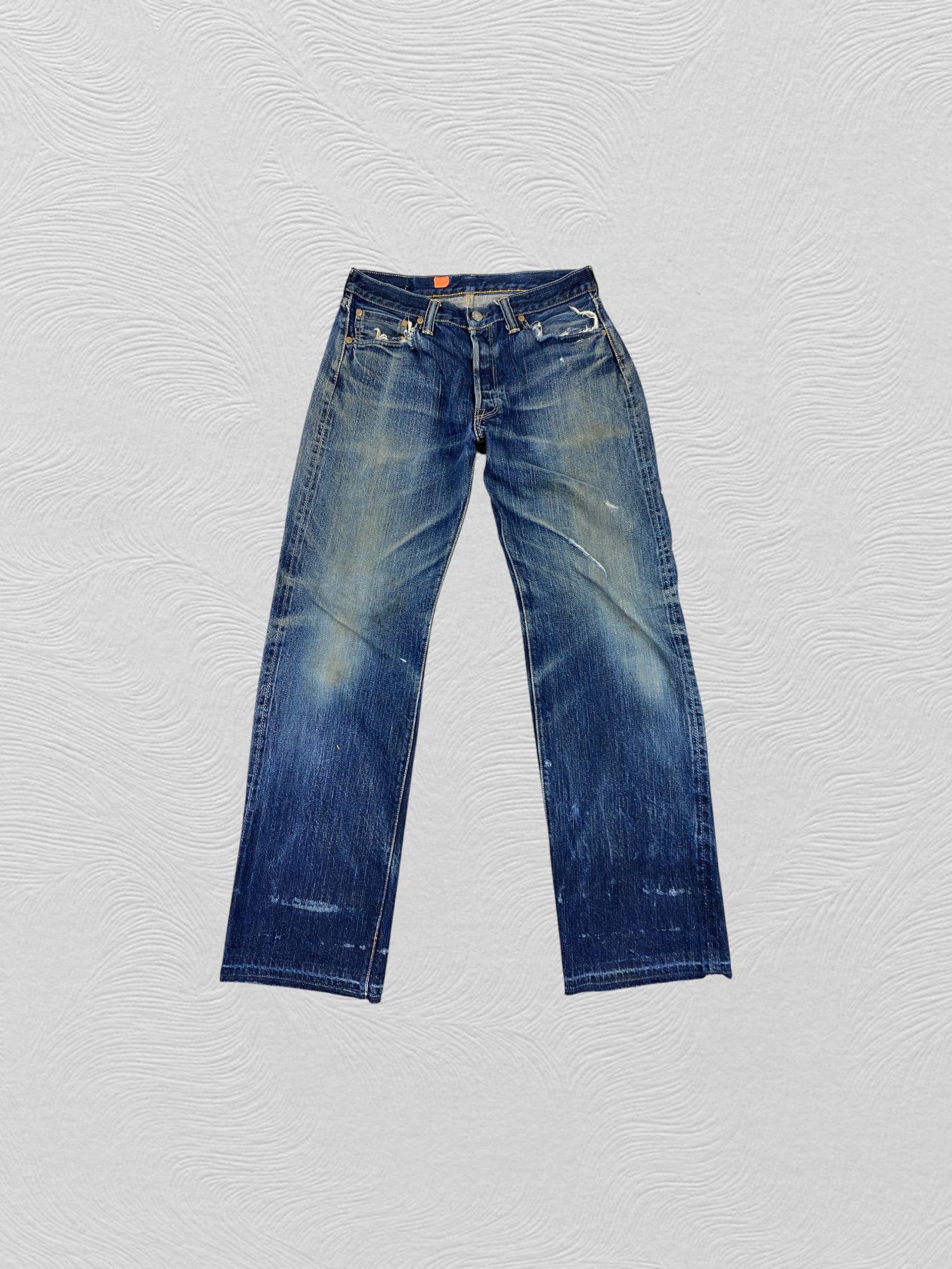 The Flat Head Redline The Flat Head Jeans 29x30 Denim - JN3775 Size US 29 - 1 Thumbnail