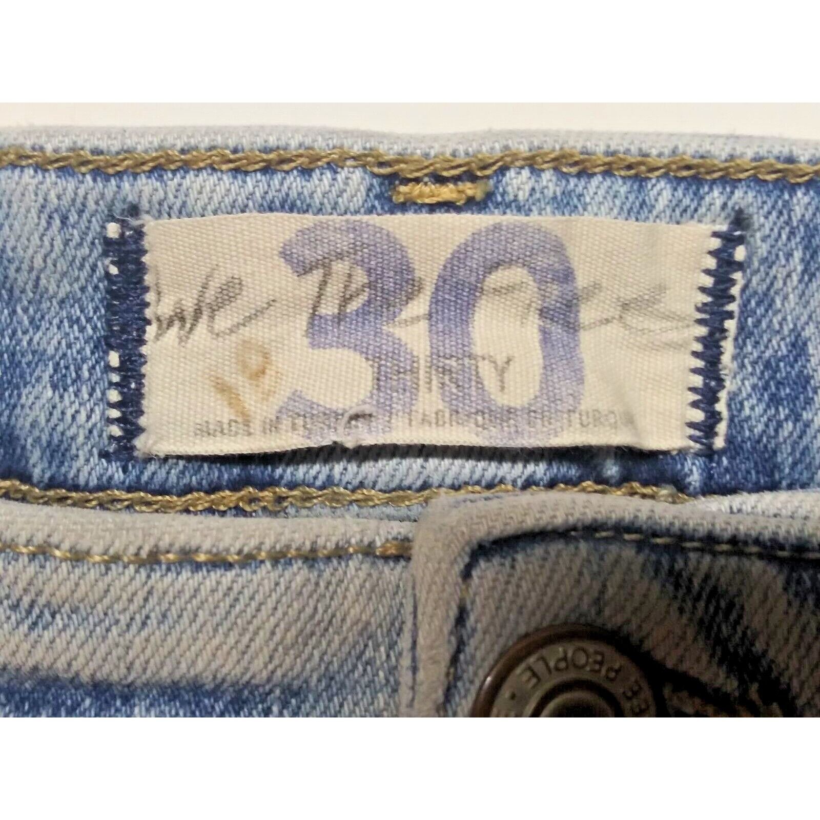 Free People Free People Jeans We The Free Sabrina Distressed Skinny Sz 3 Size 30" / US 8 / IT 44 - 9 Thumbnail