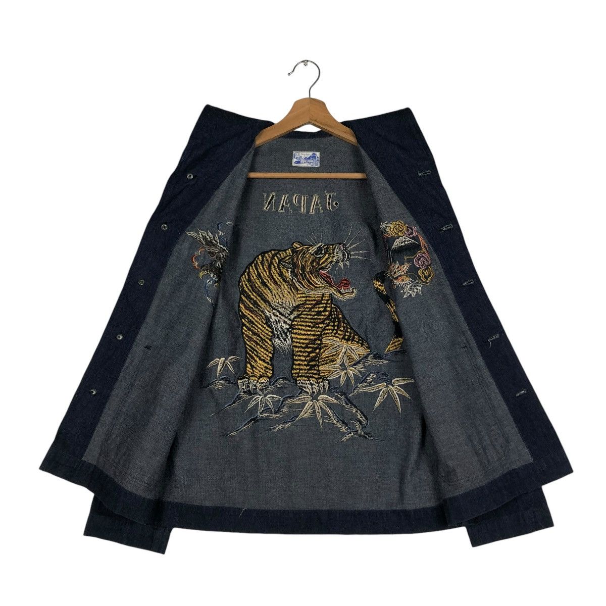 Indigo 🔥VINTAGE TOKYO STYLE BEAMS JAPAN SOUVENIR SUKAJAN DESIGN Size US S / EU 44-46 / 1 - 15 Thumbnail