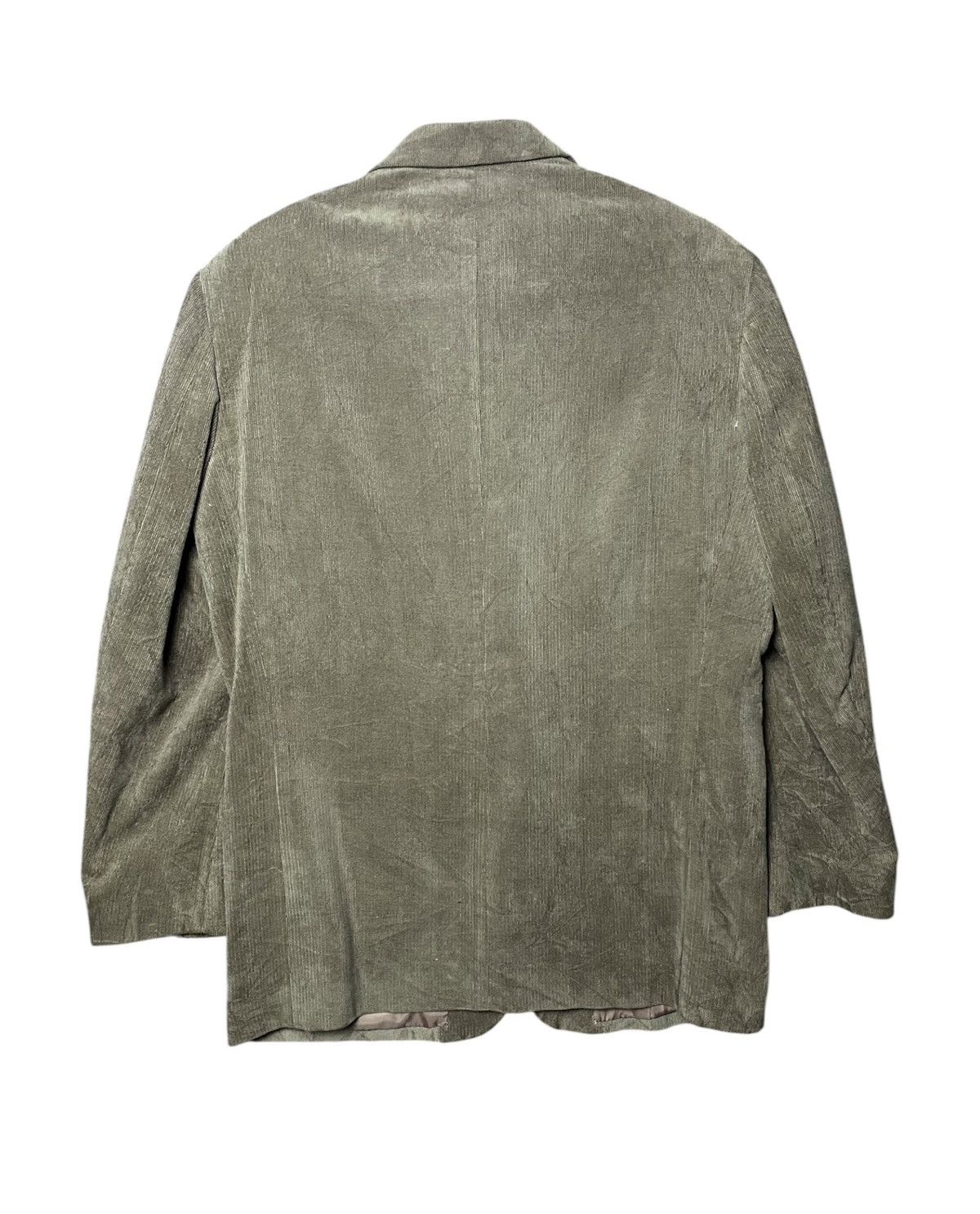 Kansai Yamamoto Kansai Yamamoto Corduroy Brown Blazer Size 40L - 2 Thumbnail