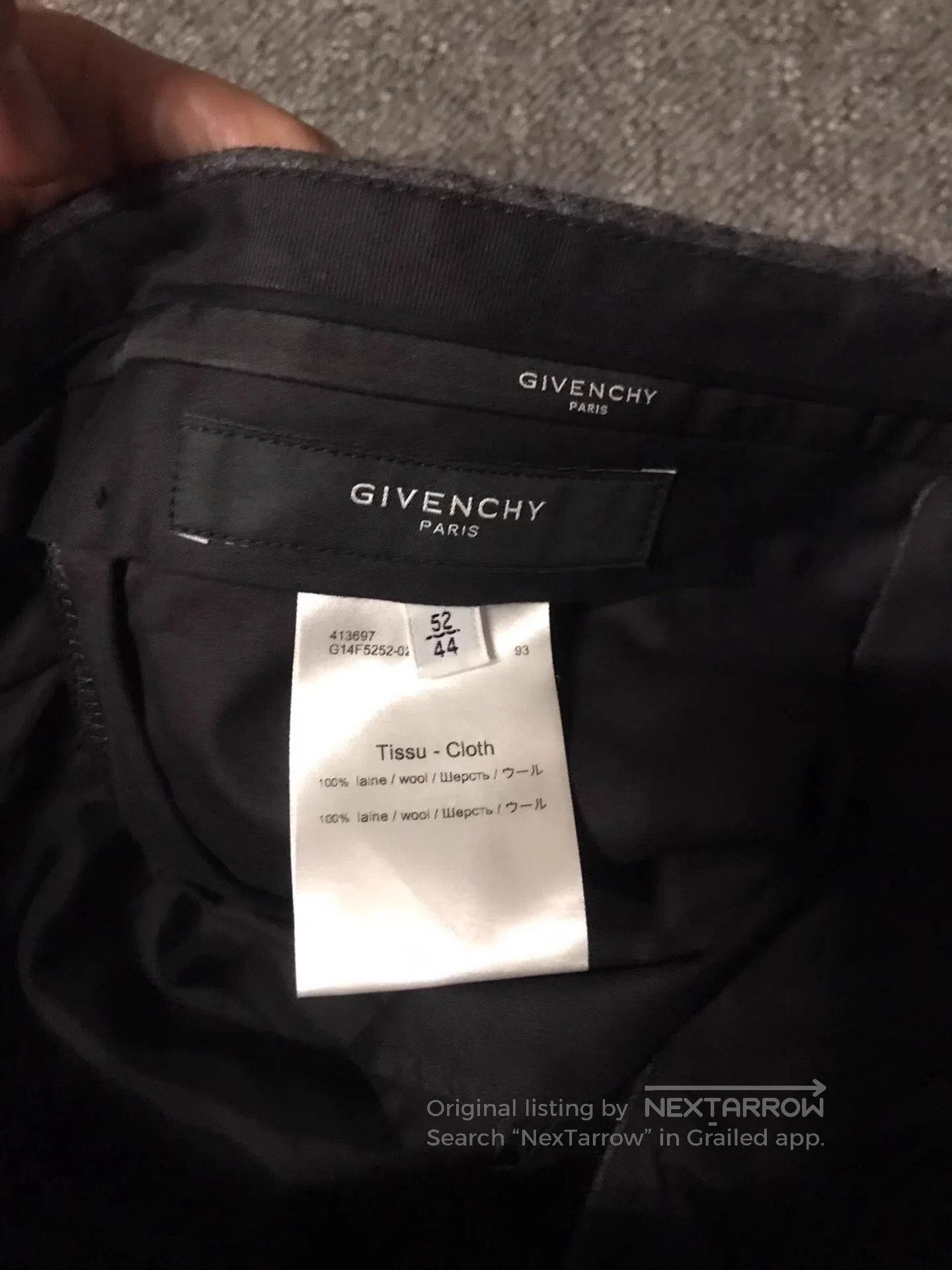Givenchy Black Color Block Straight-Leg Casual Pants Size 36. Size US 36 / EU 52 - 5 Thumbnail