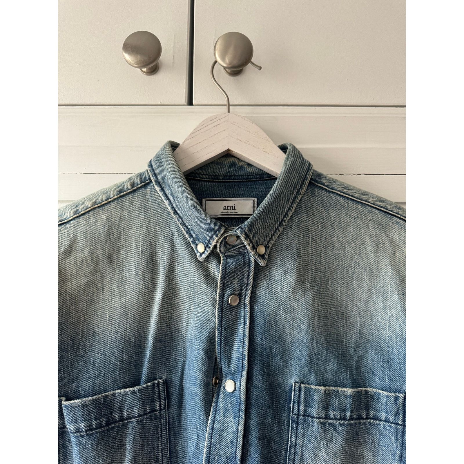 AMI Denim Shirt Size US M / EU 48-50 / 2 - 2 Thumbnail