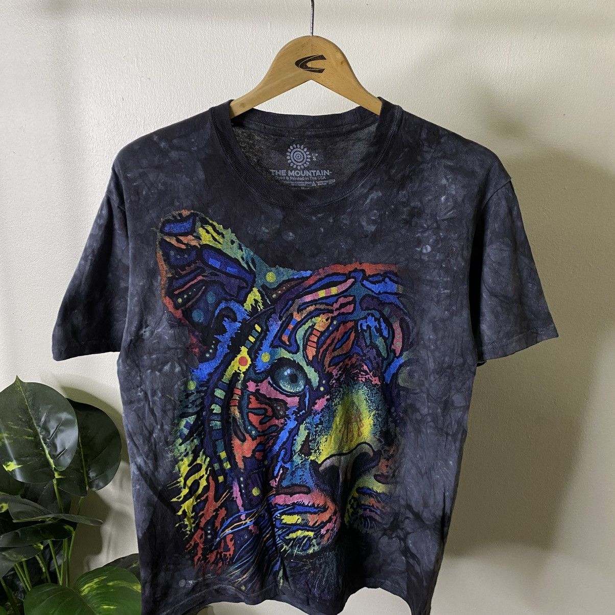 The Mountain Tiger Graphic Tie Dye Animal Habitat T Shirt Size US M / EU 48-50 / 2 - 2 Thumbnail