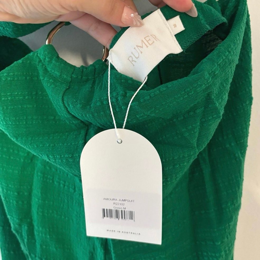 REVOLVE NWT Rumer Amoura Jumpsuit In Green Size Medium Size 28" / US 6 / IT 42 - 7 Thumbnail