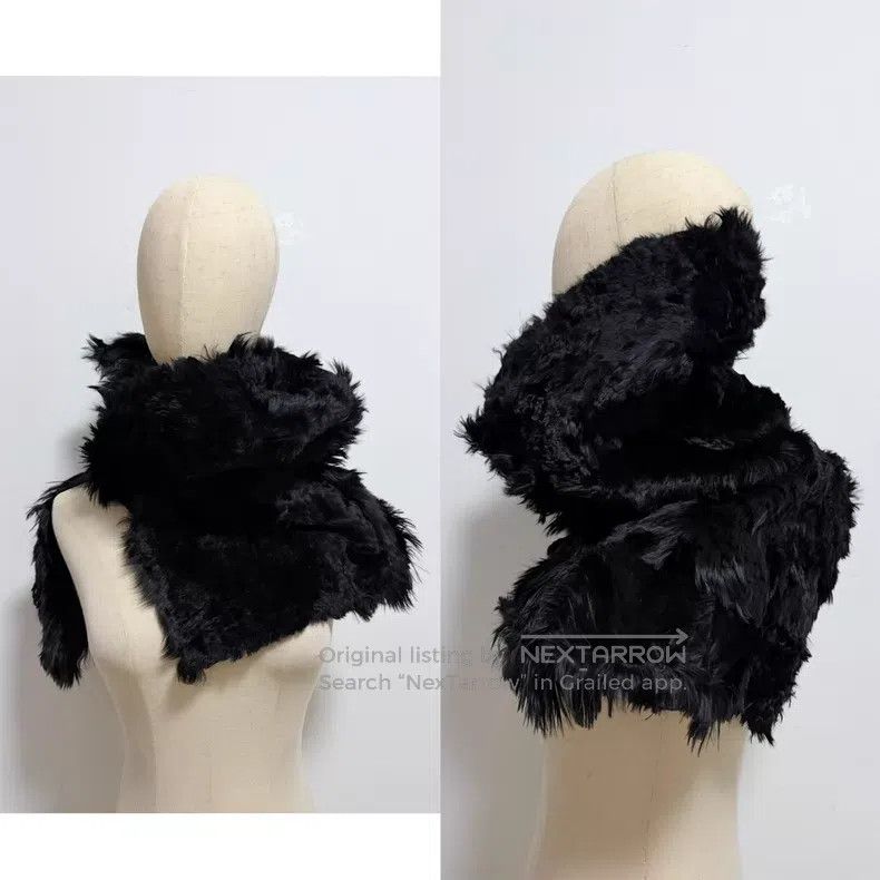 Ann Demeulemeester Ann Demeulemeester Scarf, Shawl, Alpaca wool Size ONE SIZE - 4 Thumbnail