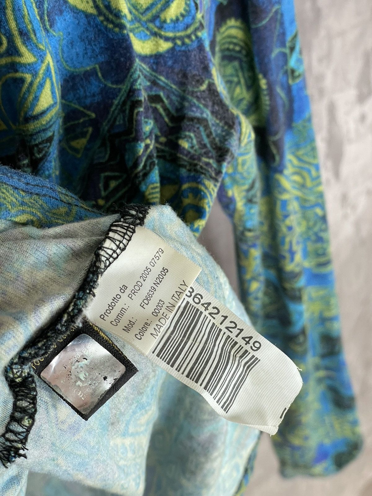 Roberto Cavalli Roberto Cavalli JPG Style Multicolour Long sleeve shirt Y2K Size M / US 6-8 / IT 42-44 - 10 Thumbnail