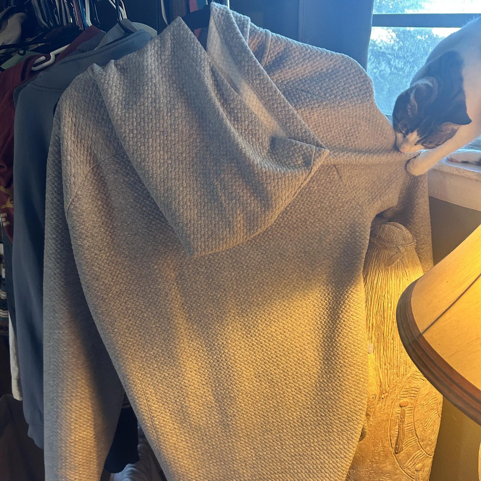 Other Snuggle Up Women's Hooded Sweatshirt - Cat Approved! Size M / US 6-8 / IT 42-44 - 2 Thumbnail