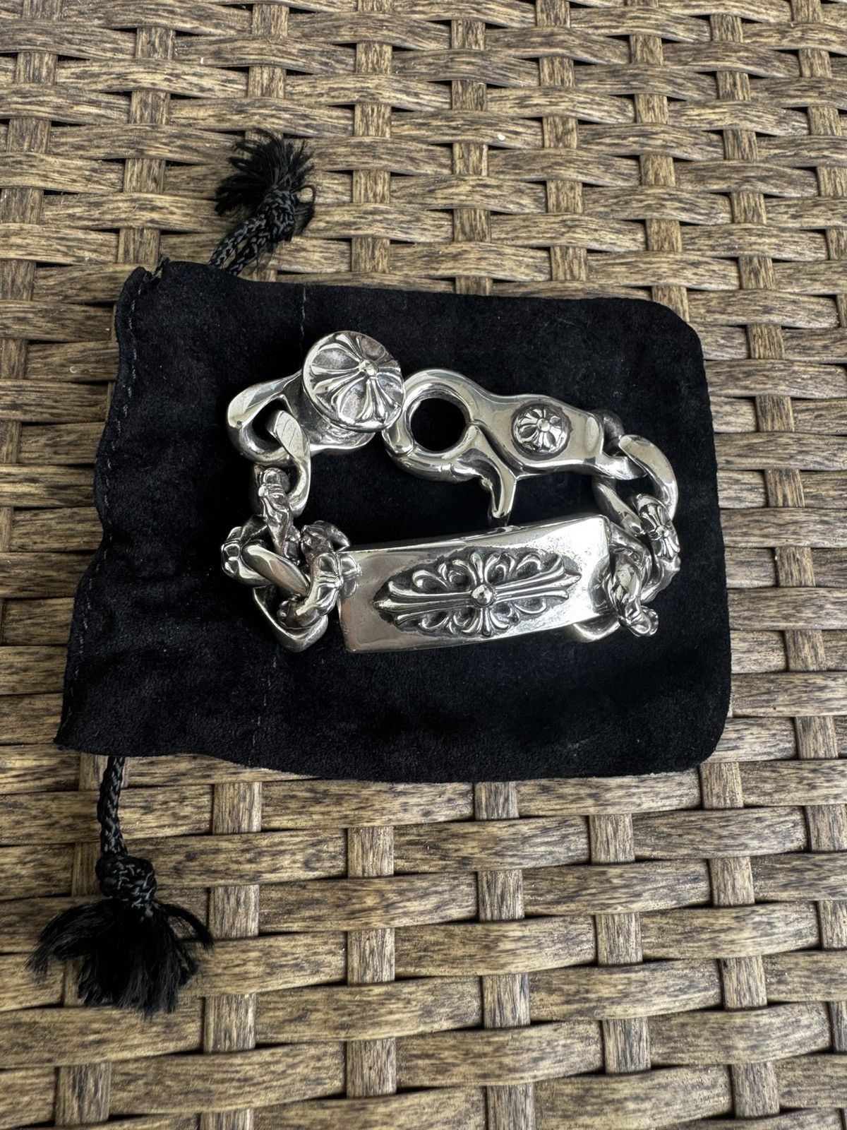 Chrome Hearts Chrome Hearts Floral ID Bracelet Size ONE SIZE - 15 Thumbnail