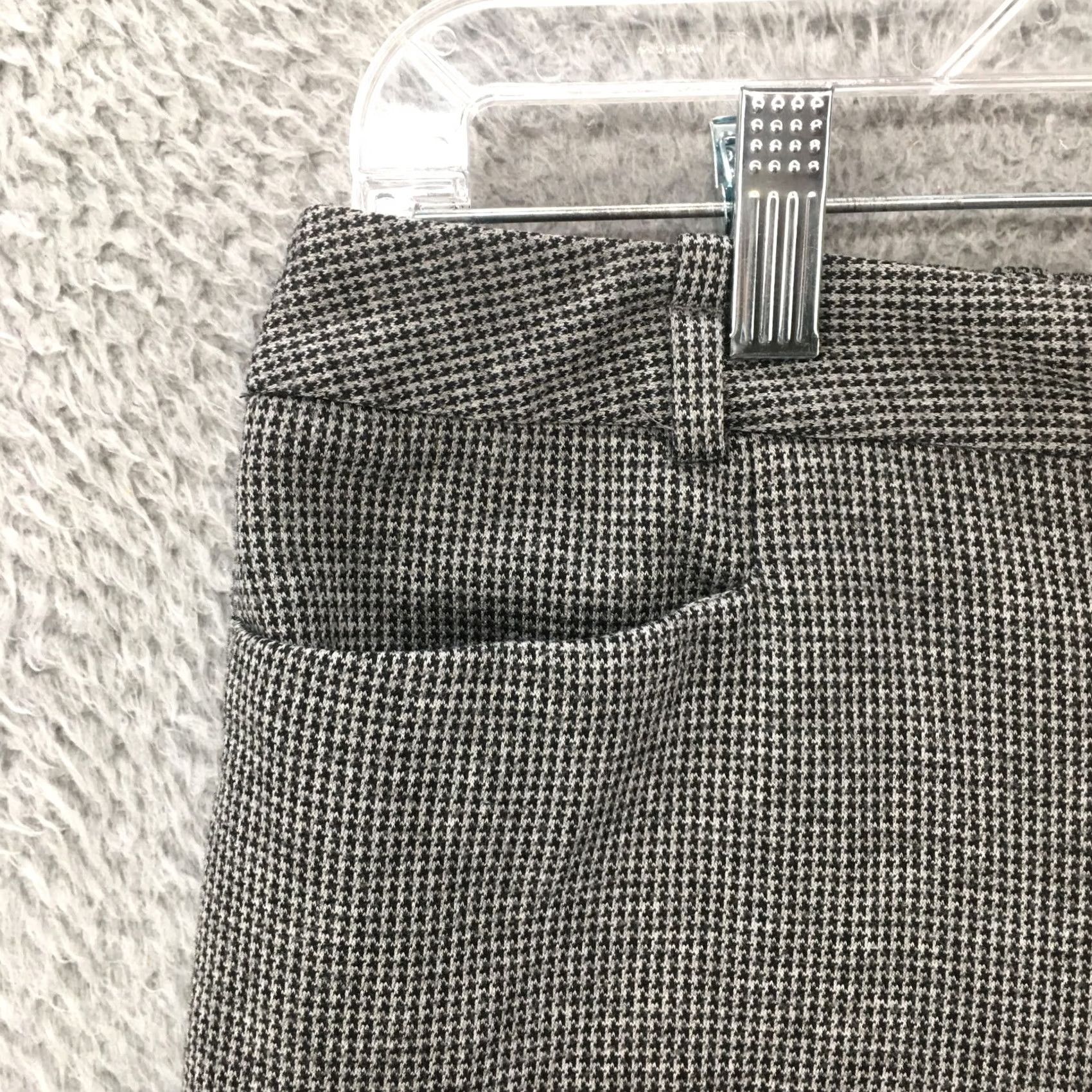 Calvin Klein Calvin Klein Chino Flare Pants Womens 8 Gray High Rise Casual Wide Leg Flare Cap Size 30" / US 8 / IT 44 - 3 Thumbnail