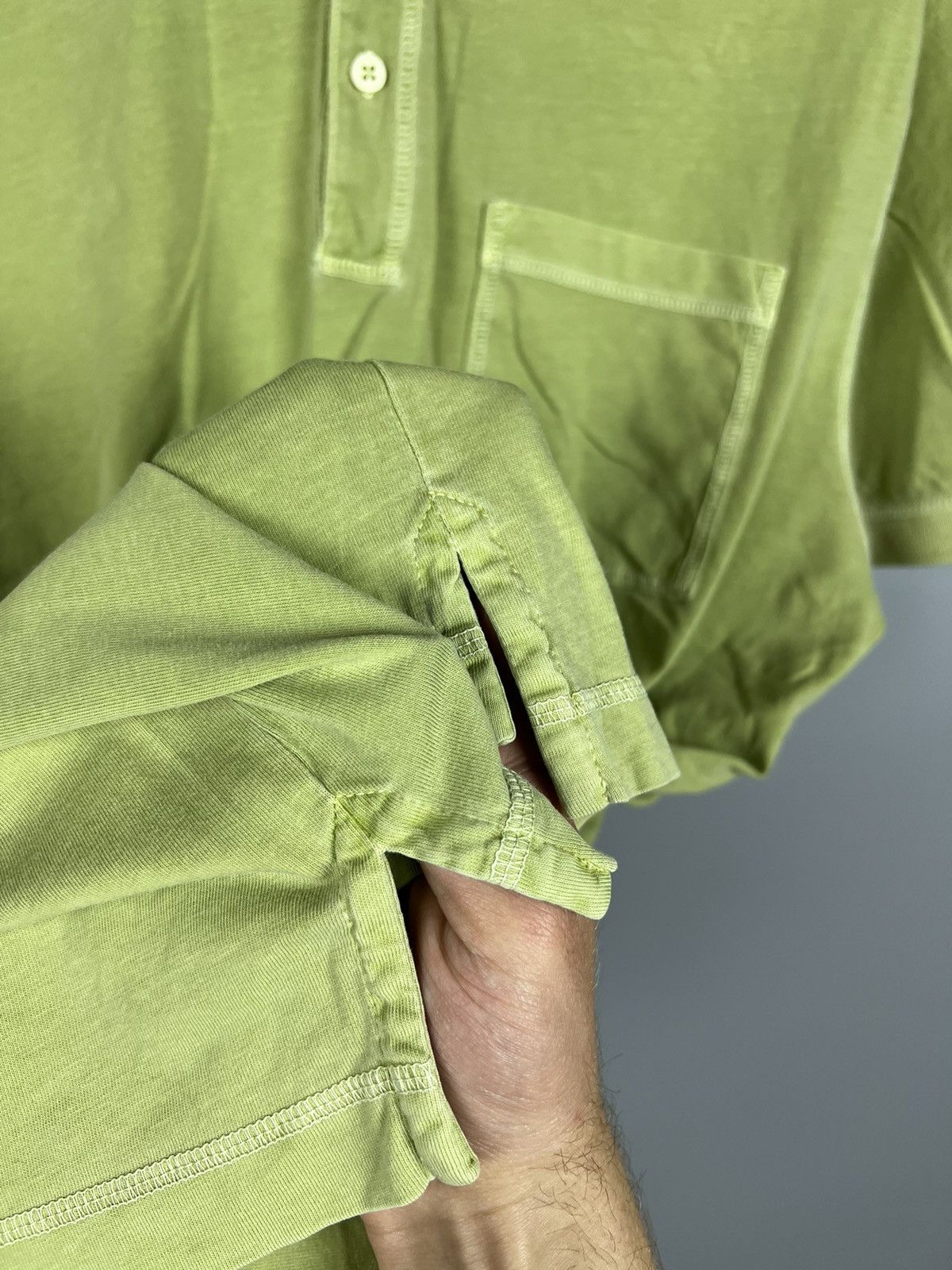 Belstaff (L) RARE Belstaff Polo shirt green Size US L / EU 52-54 / 3 - 4 Thumbnail