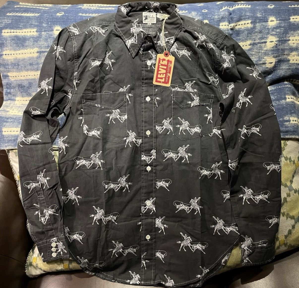 Levi's Vintage Clothing LVC Levi's Vintage Clothing x RRL Cowboy Shirt K22 Size US S / EU 44-46 / 1 - 1 Thumbnail