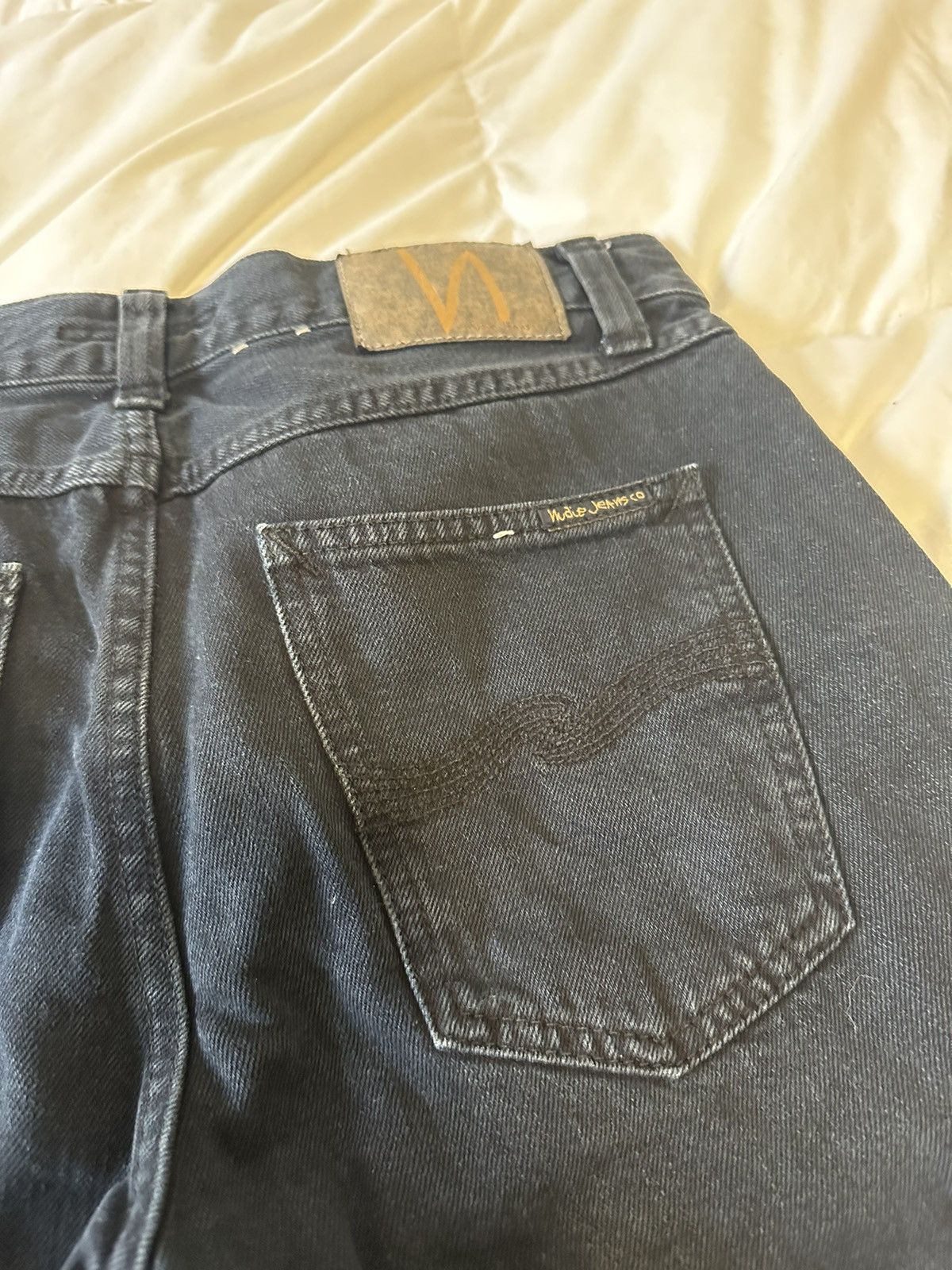 Nudie Jeans Gritty Jackson Forrest Black Jeans 29x30 Size US 29 - 1 Thumbnail