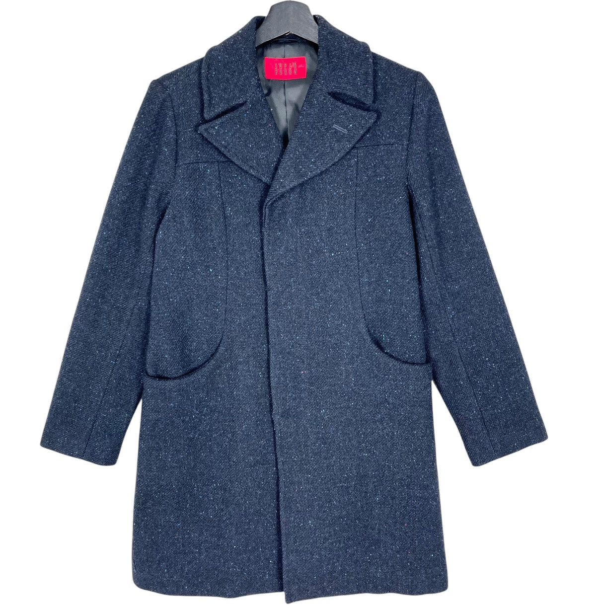 Harris Tweed X Super Hakka Women Wool Coat