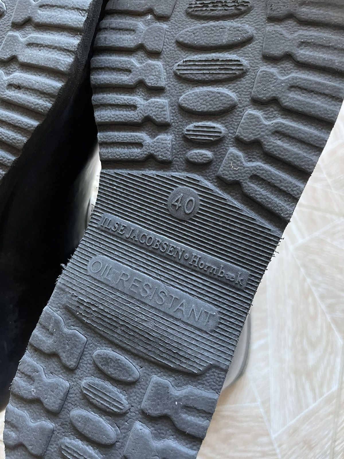 Handmade × Vintage Avant Garde Vintage Ilse Jacobsen HORNBÆK Long Rubber Boot Size US 8 / EU 41 - 8 Thumbnail