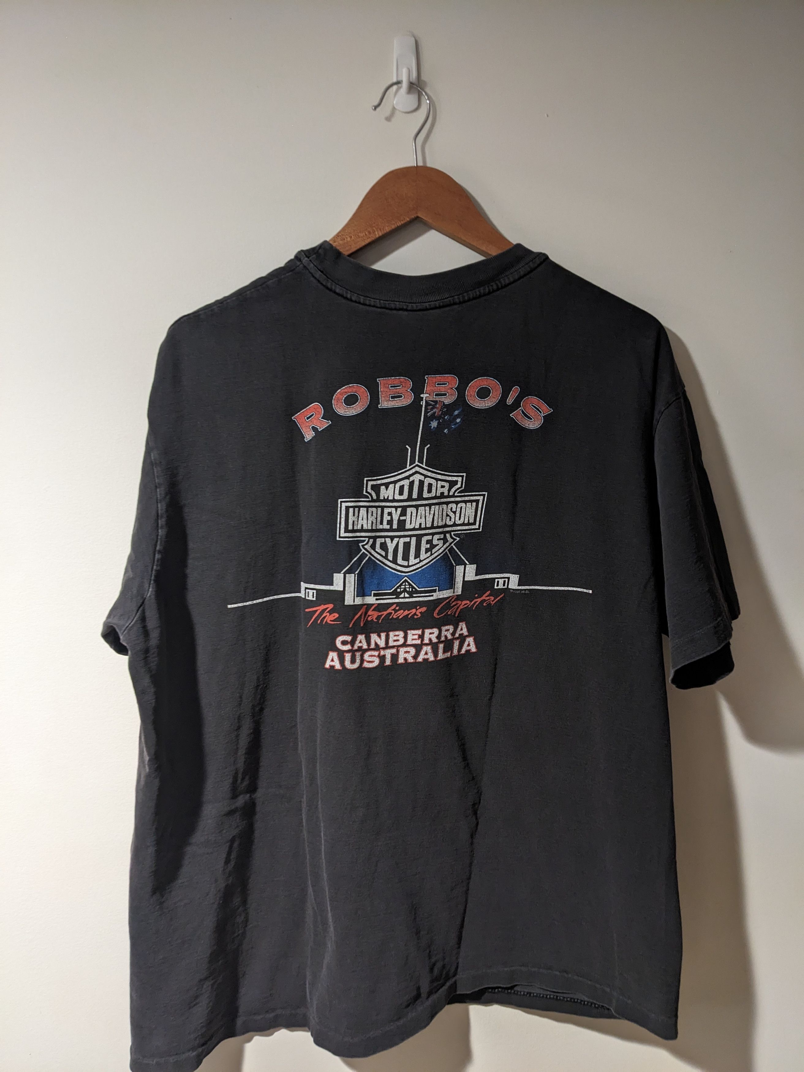 Harley Davidson × Vintage Vintage 1997 Harley Davidson Australia Kangaroo T-Shirt Size US XL / EU 56 / 4 - 5 Thumbnail