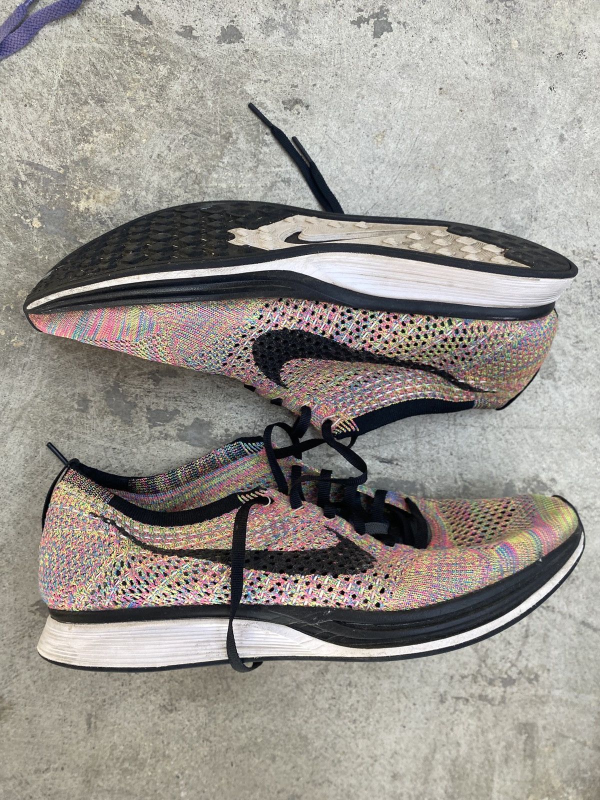 Nike Nike Flyknit Racer 3.0 Multi-Color 2016 Size US 10.5 / EU 43-44 - 1 Thumbnail